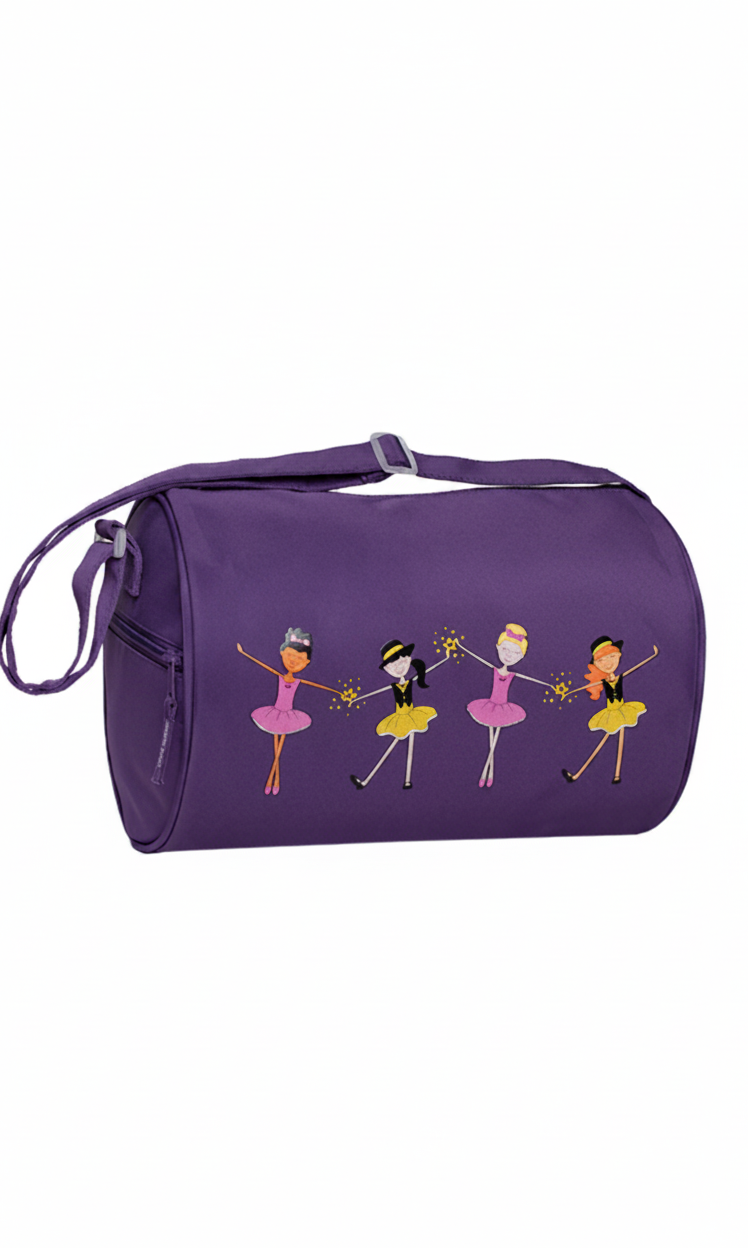 My Gals Duffel Purple front view