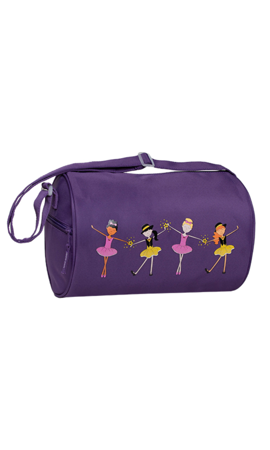 My Gals Duffel purple front view