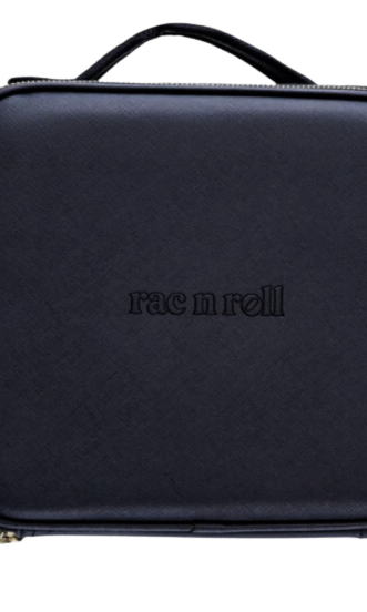 Cosmetic Case with LED Light black front view