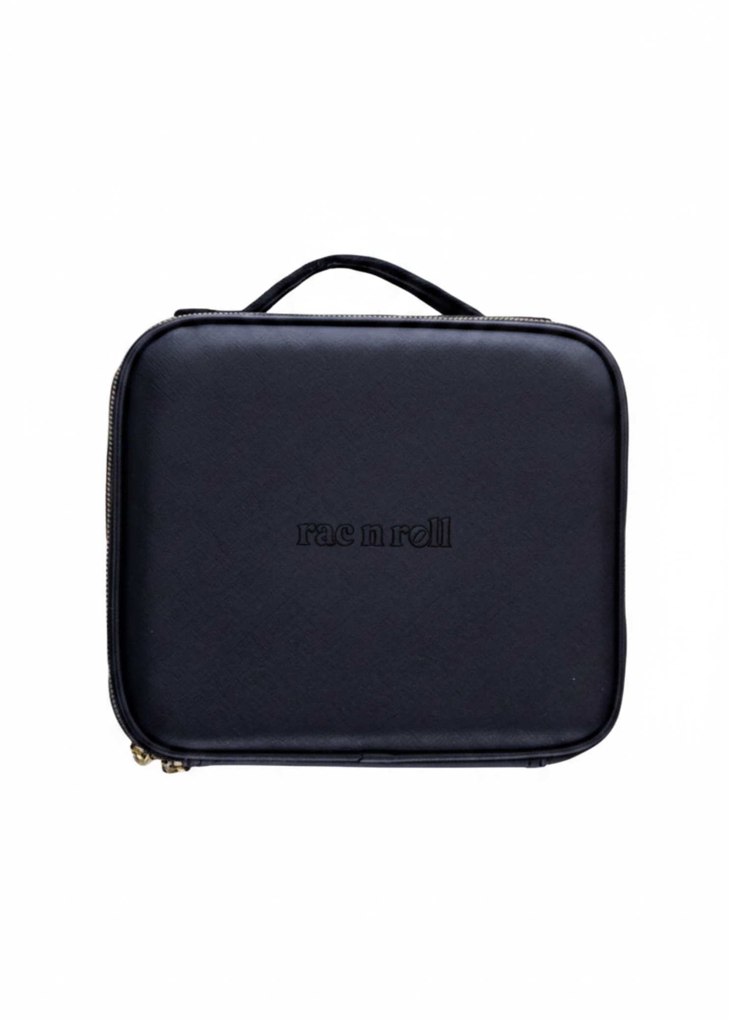 Cosmetic Case with LED Light black front view
