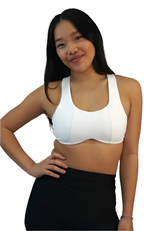 Sophia Top white front view