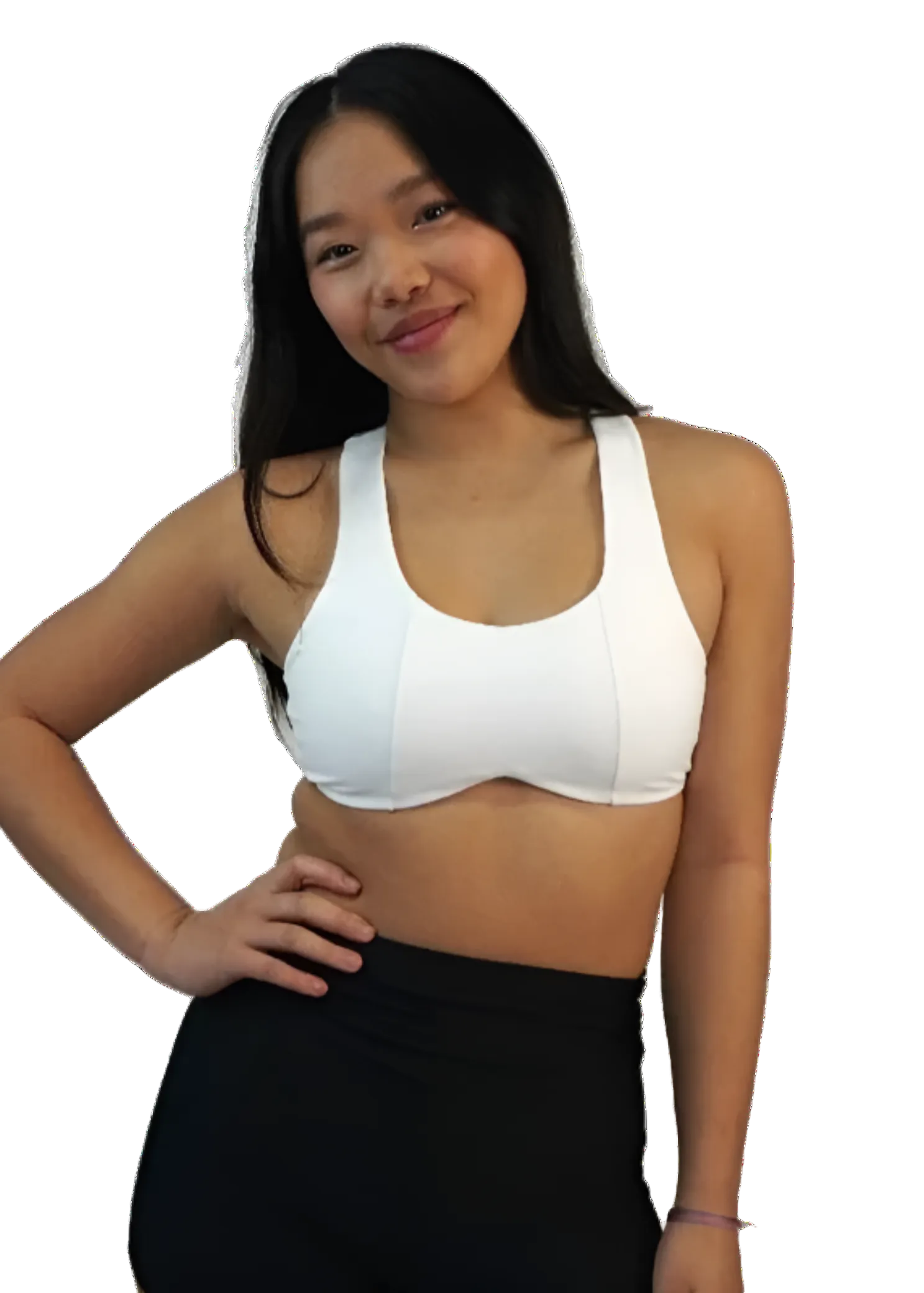 Sophia Top white front view