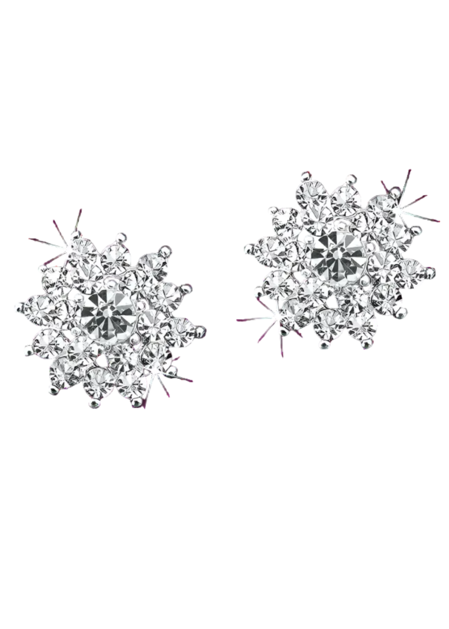 Sunburst Crystal Earrings
