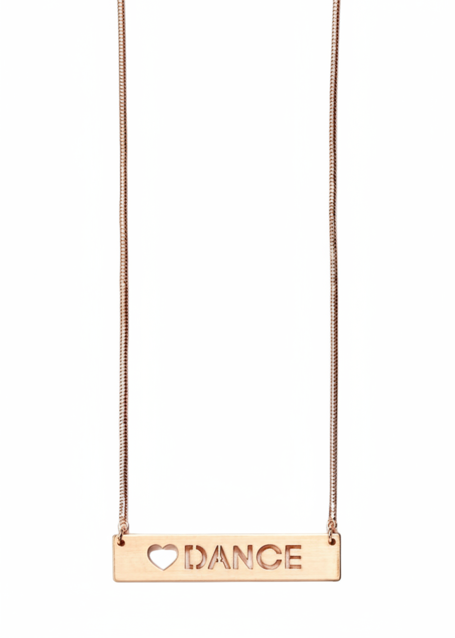 Rose Gold Dance Necklace