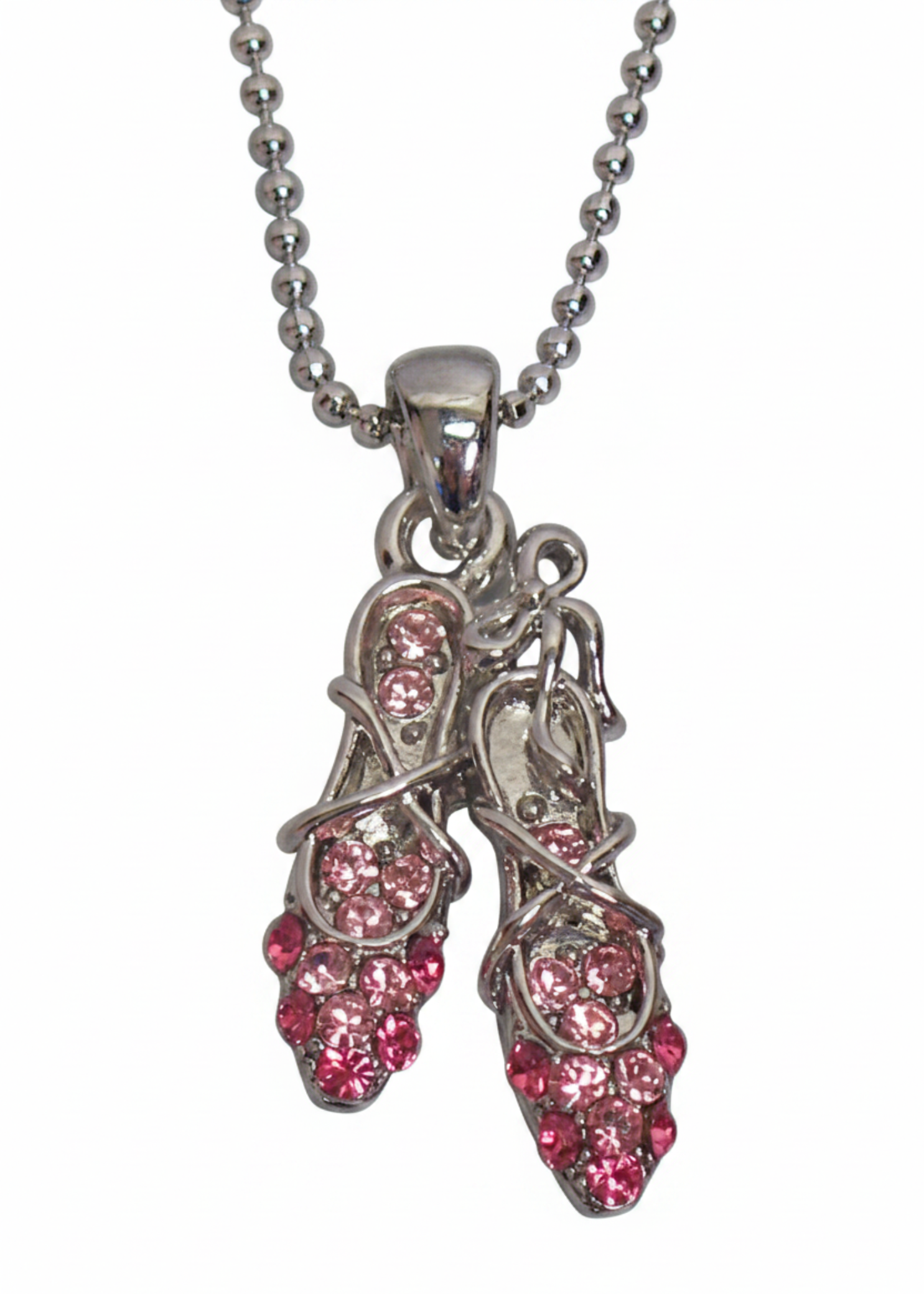 Ballet Slipper Necklace pink