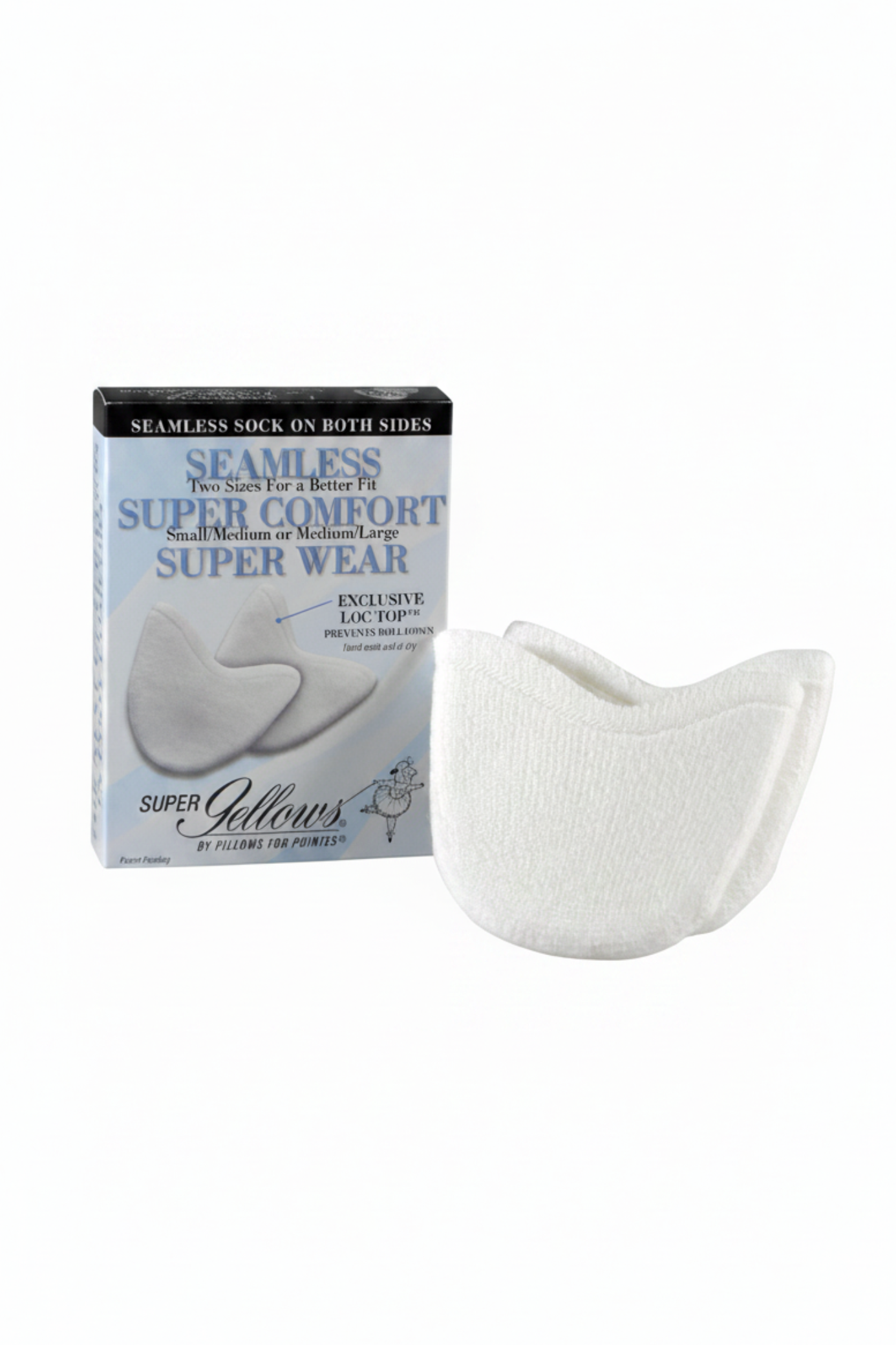 Super Gellows Toe Pads front view