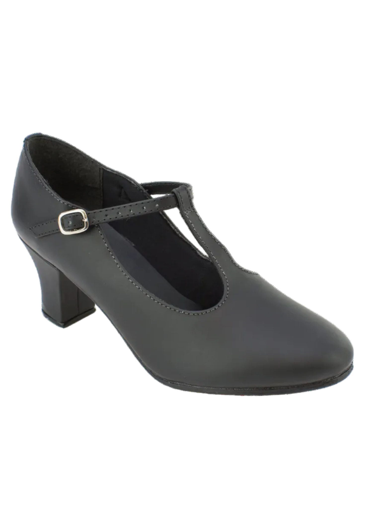 Christa 2" High Heel Character Shoe Black front view