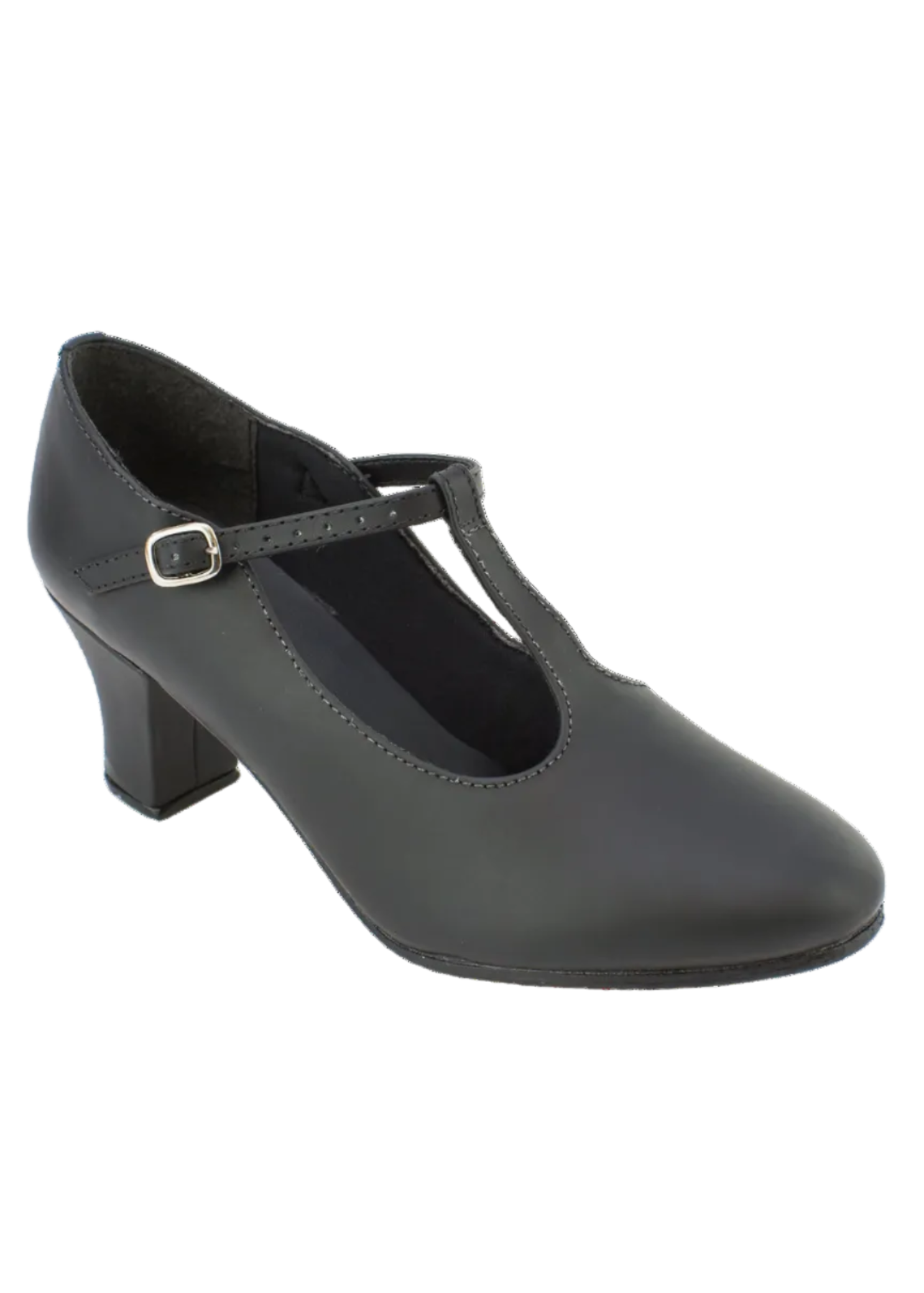Christa 2" High Heel Character Shoe Black front view