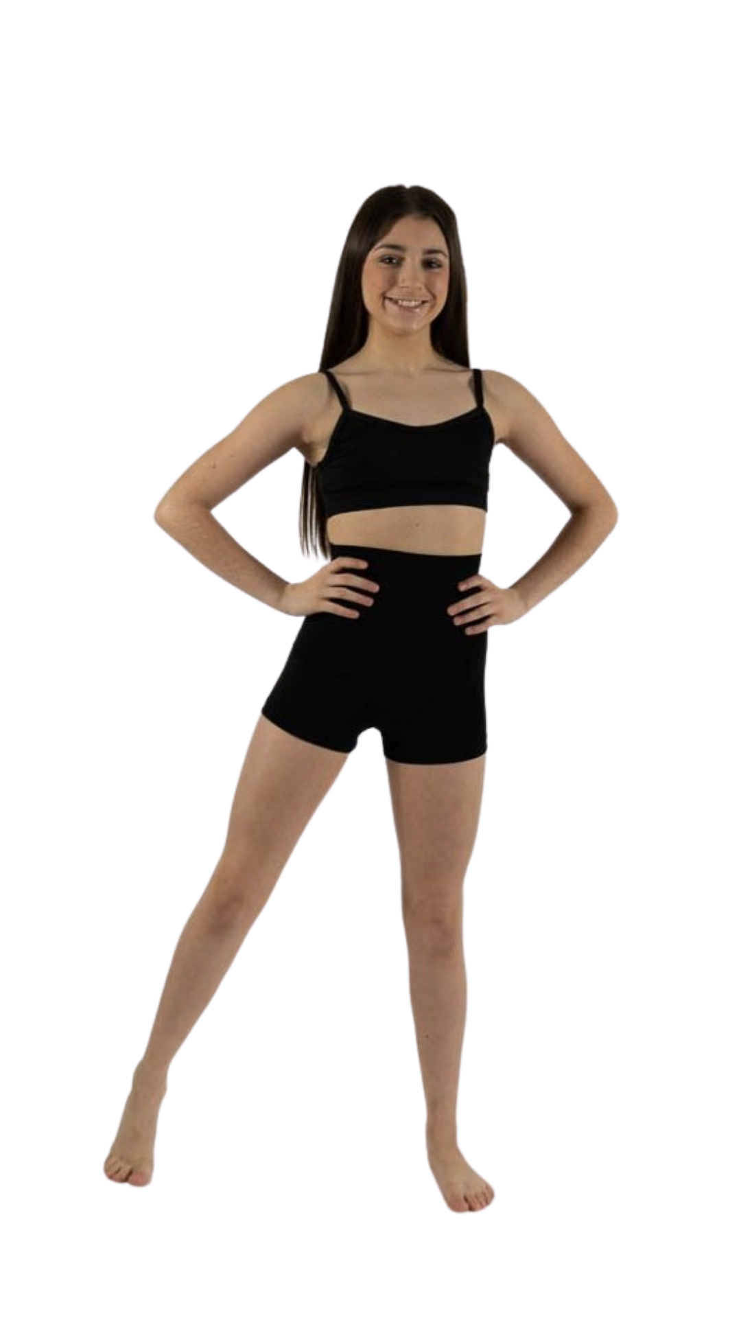 High Waist Short lifestyle front view