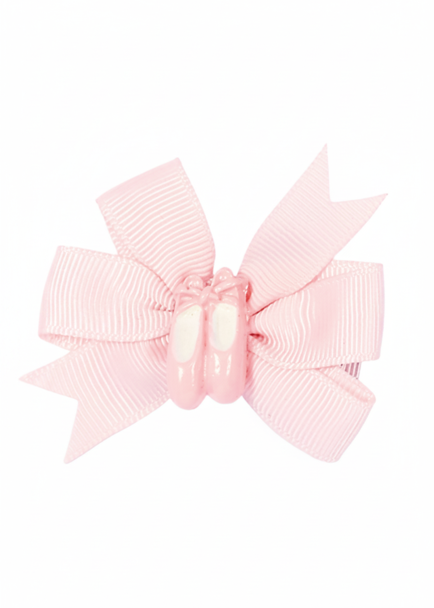 Pinwheel Bow with Shoe pink