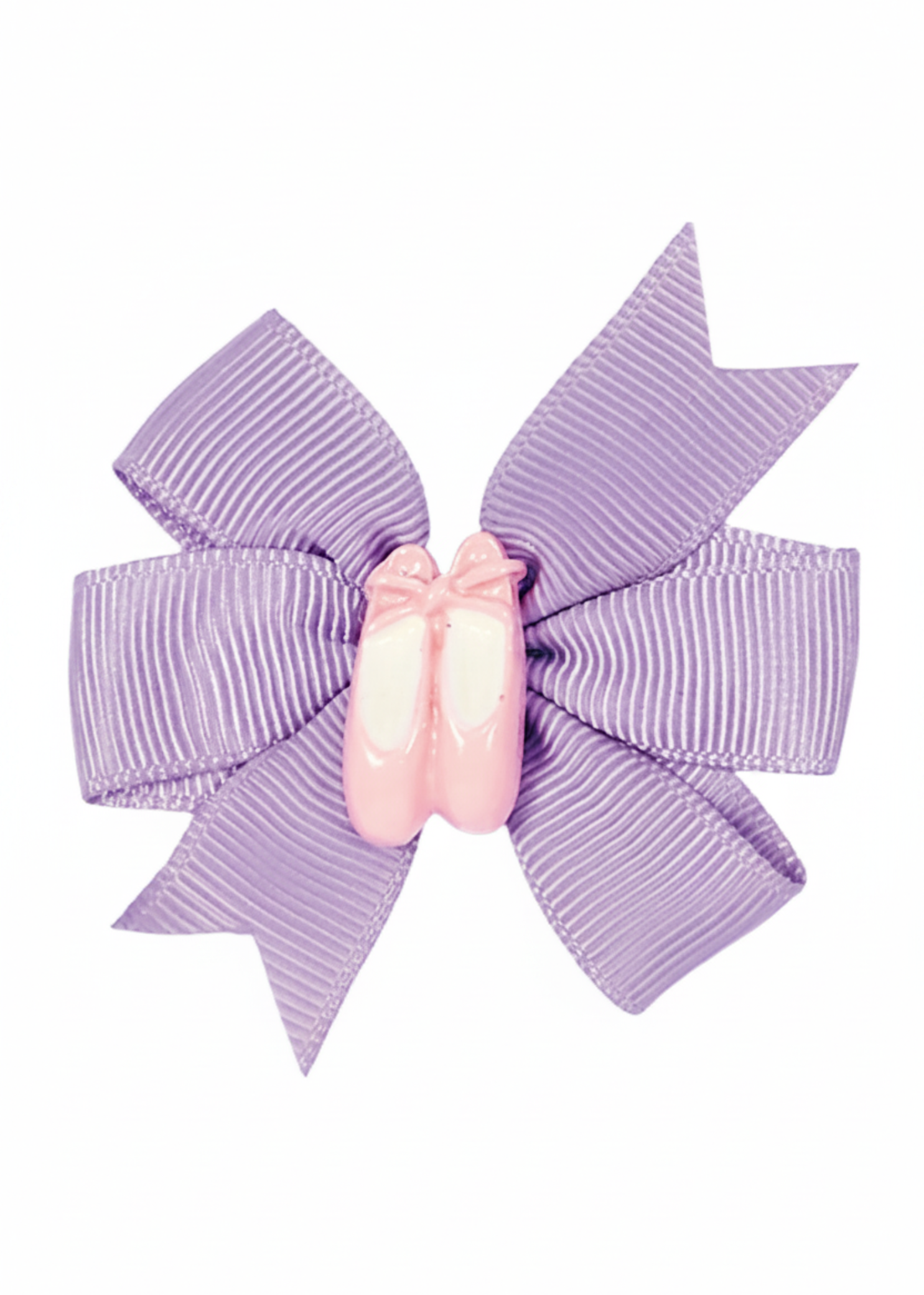 Pinwheel Bow with Shoe lilac