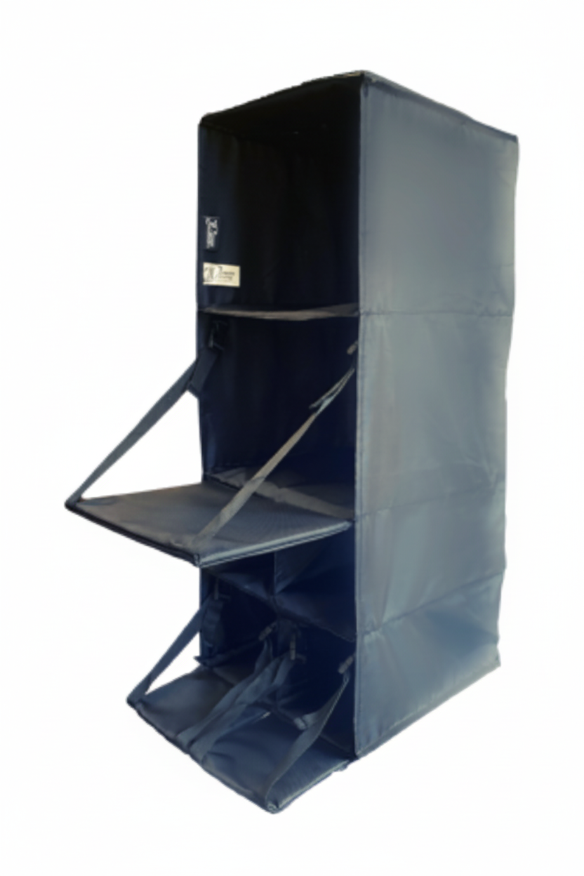 6 Pocket Hanging Caddy with Shelves