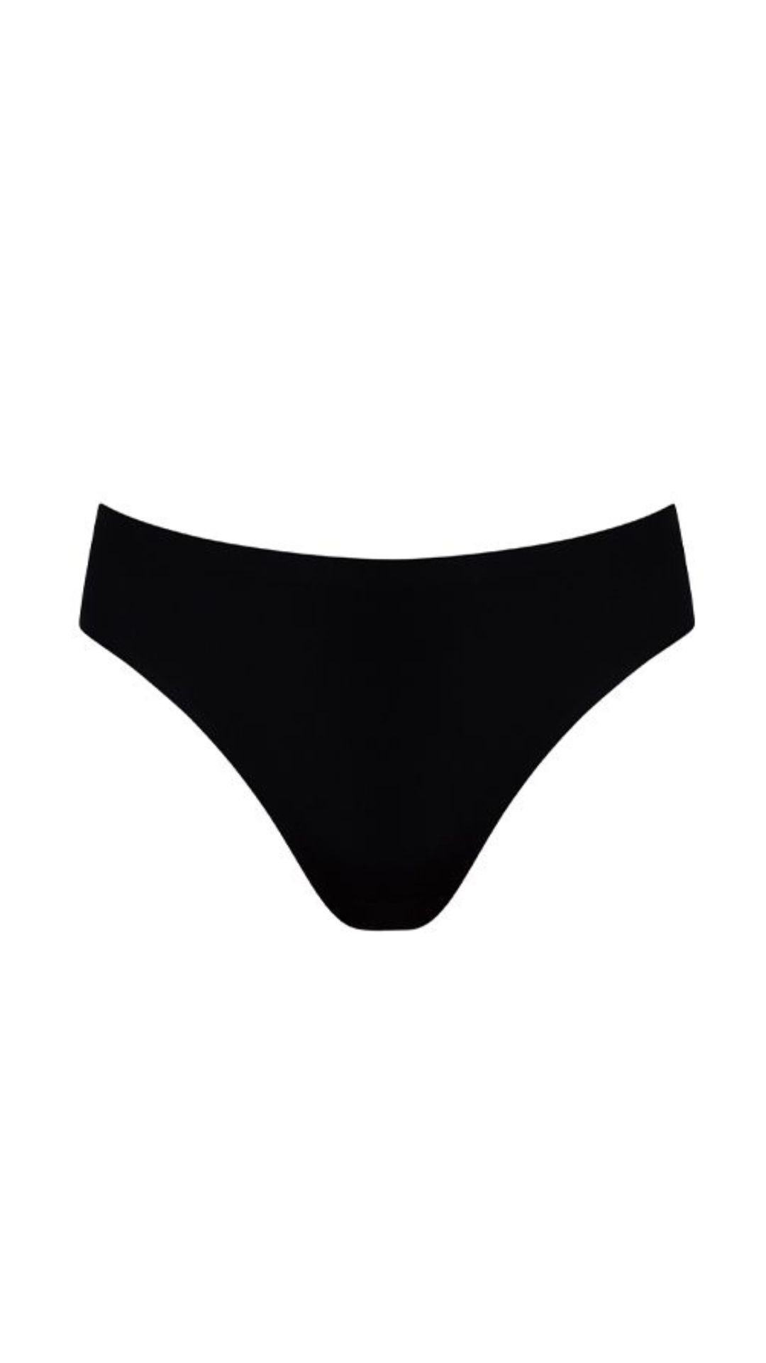 Absorb+ Dance Brief – ADB01 Black front view