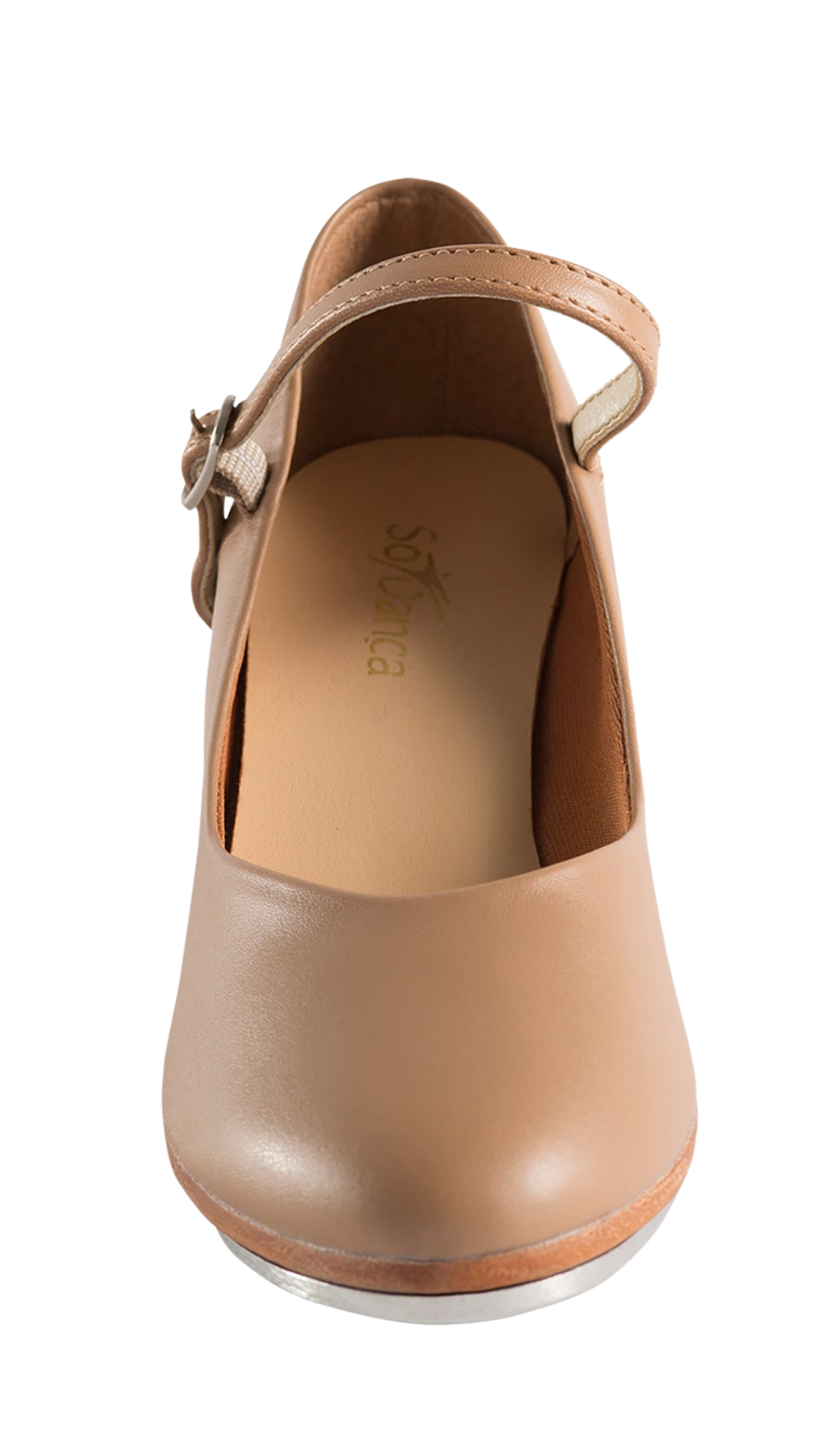 Tara 1.5" Heel Tap Shoe Caramel front view