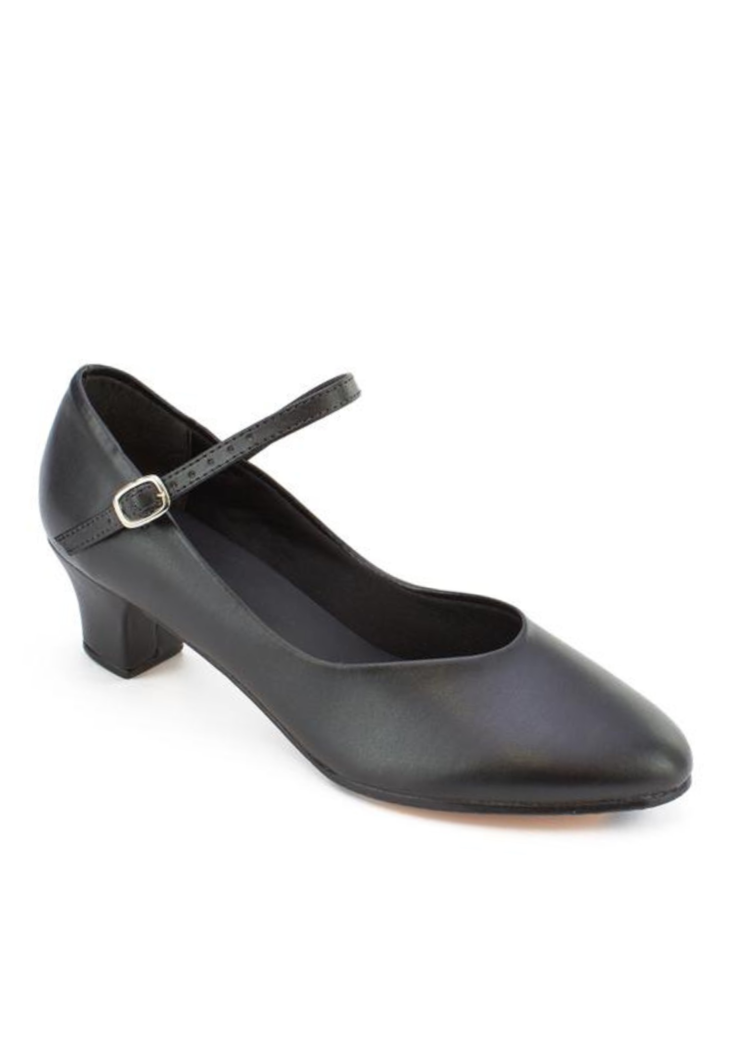 Celine Character 1.5" Heel Shoe Black side view