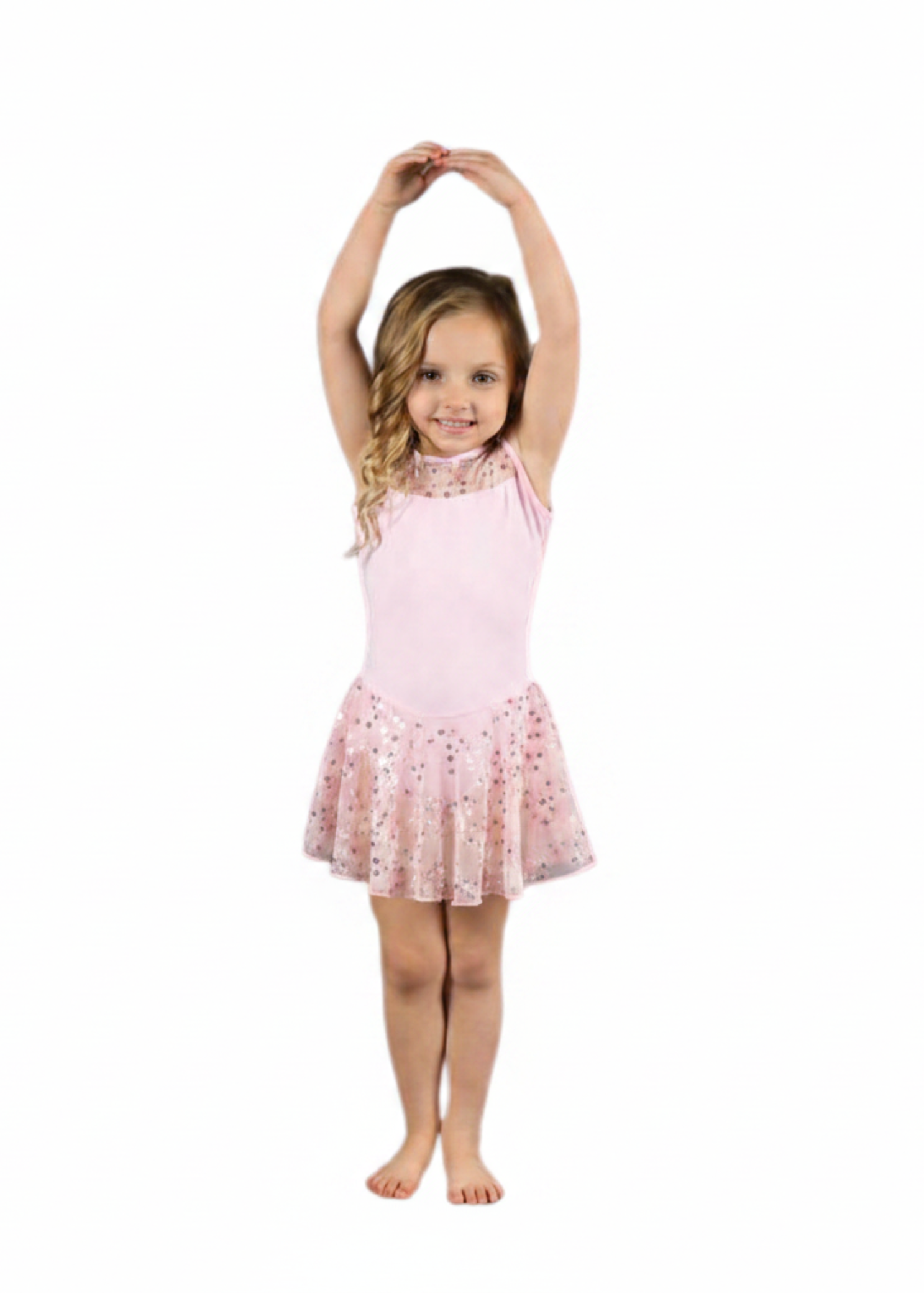 Enchanted Dreams Tank Dress Pink front view