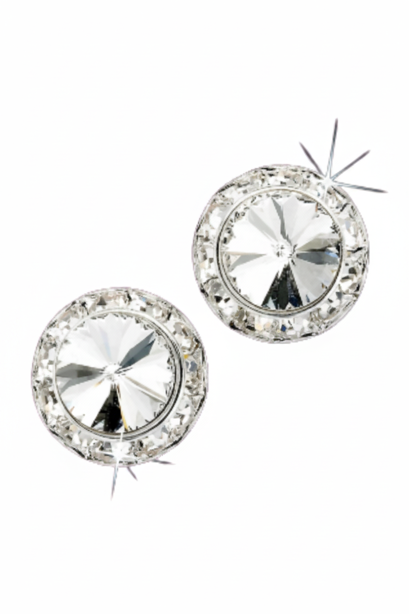 Rivoli Crystal Earrings 15mm
