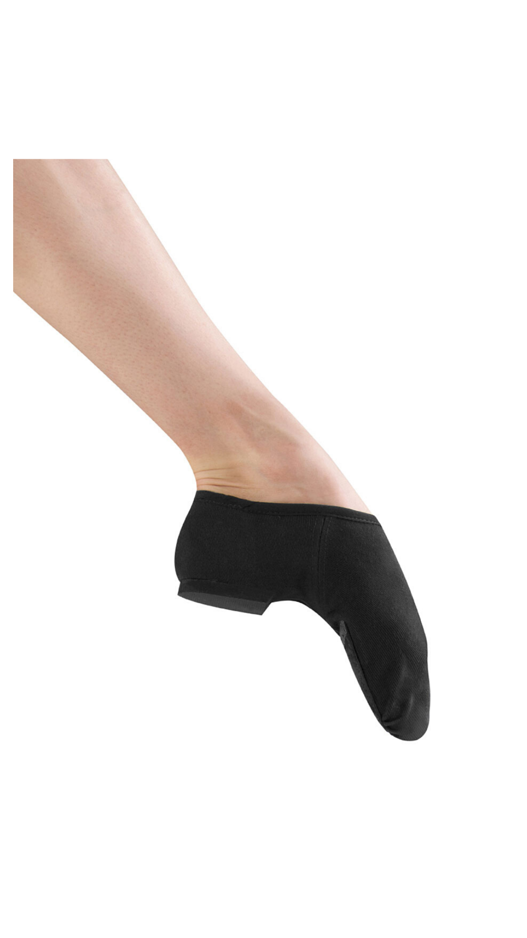 Phantom Slip-On Jazz Shoe Black side view