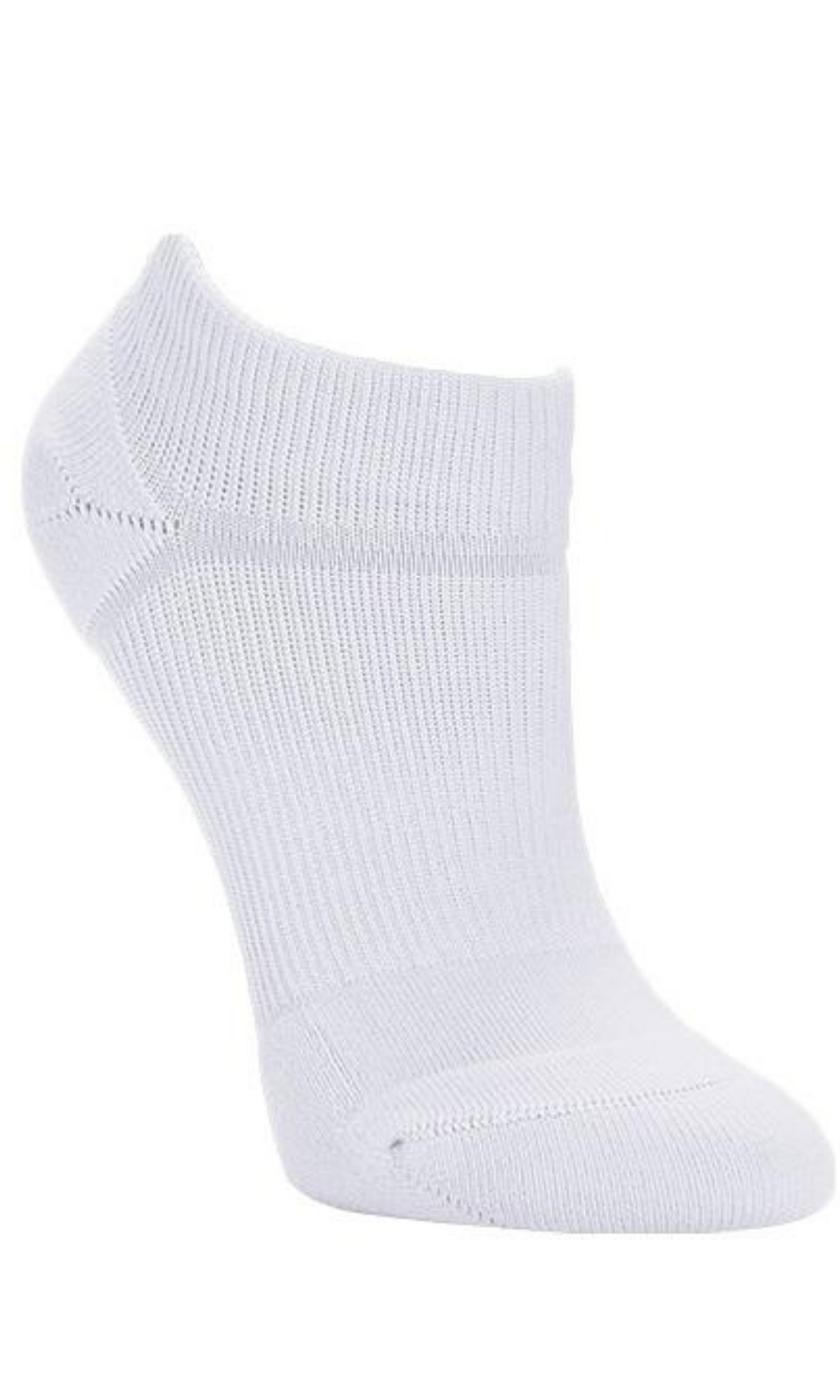 The Amp Shock Sock White side view