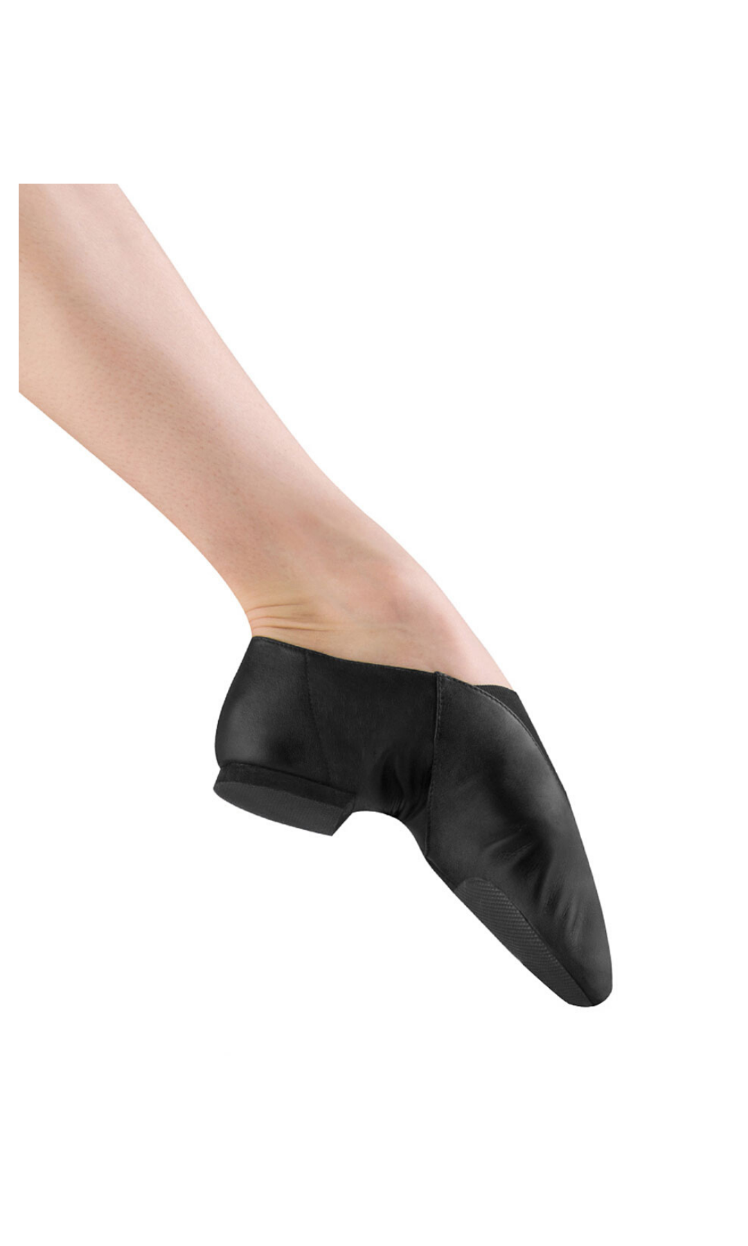 Super Jazz Slip-On Jazz Shoe Black lateral side view