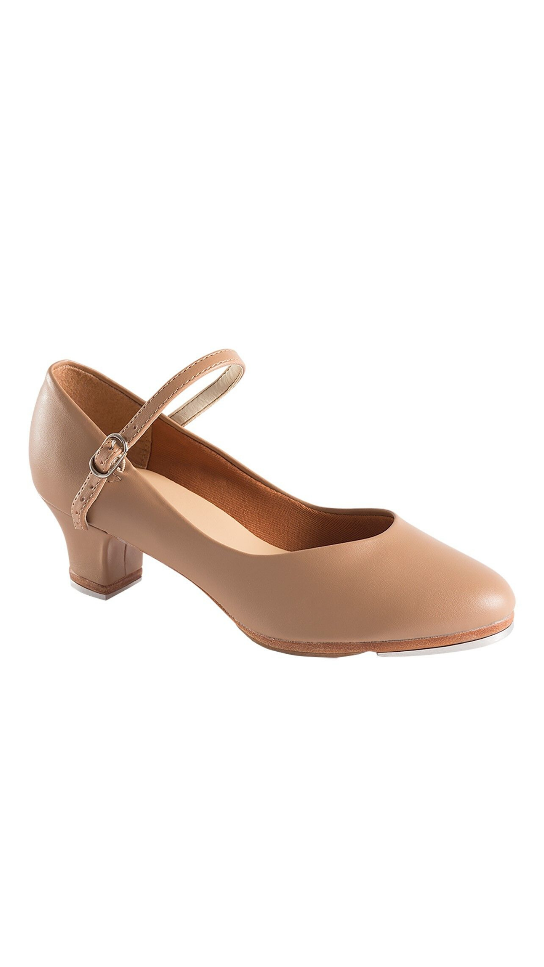 Tara 1.5" Heel Tap Shoe Caramel side view