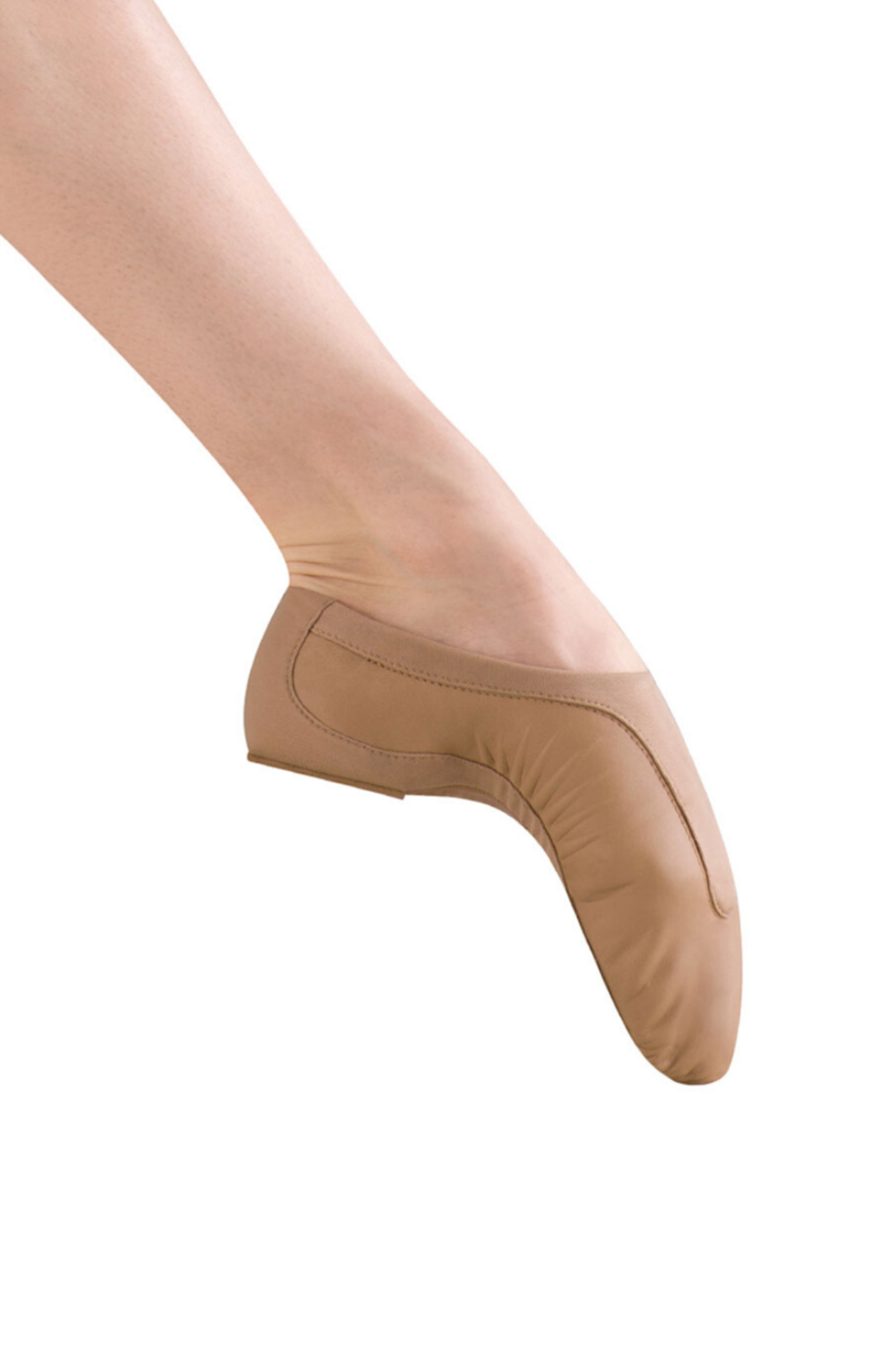 Pulse Leather Jazz Shoe Tan side view