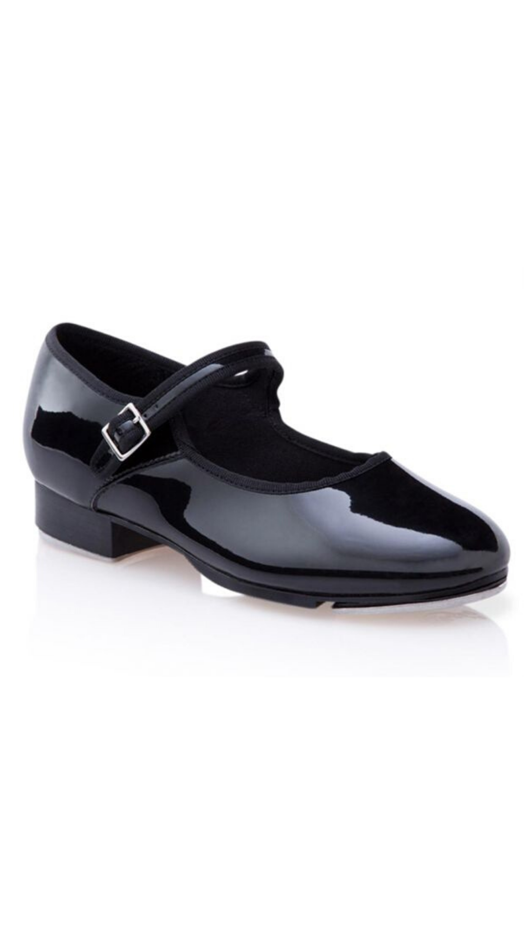 Mary Jane Tap Shoe Paten Black side view