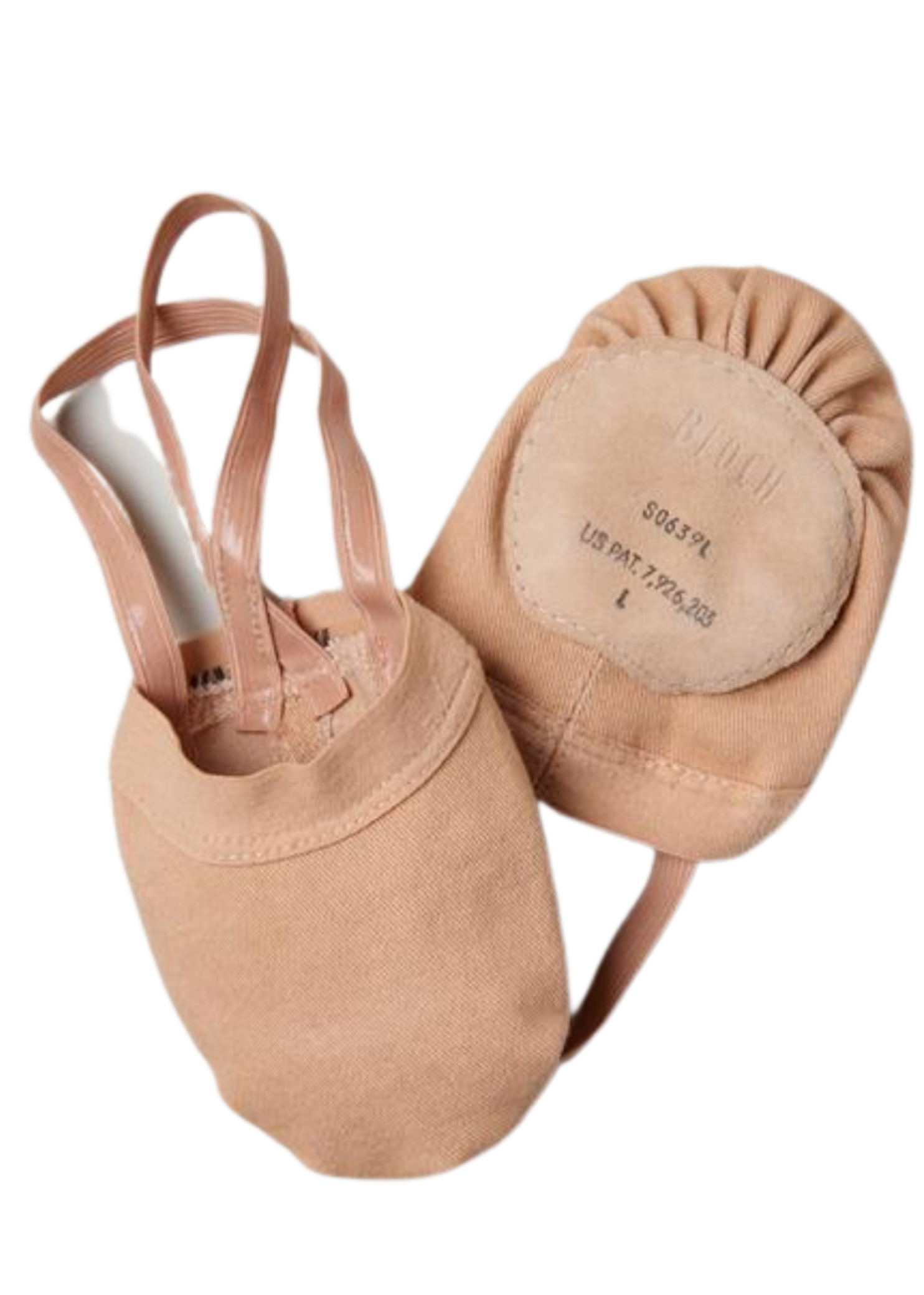 Spin II Modern/Lyrical Half Sole Shoe top and bottom view