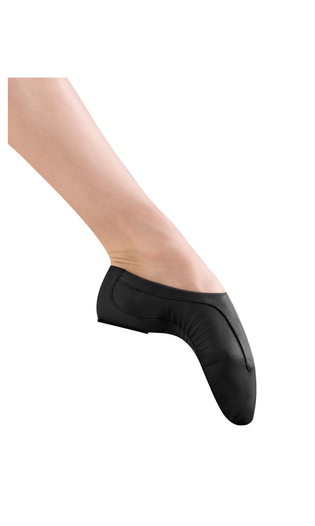 Pulse Leather Jazz Shoe Black side view