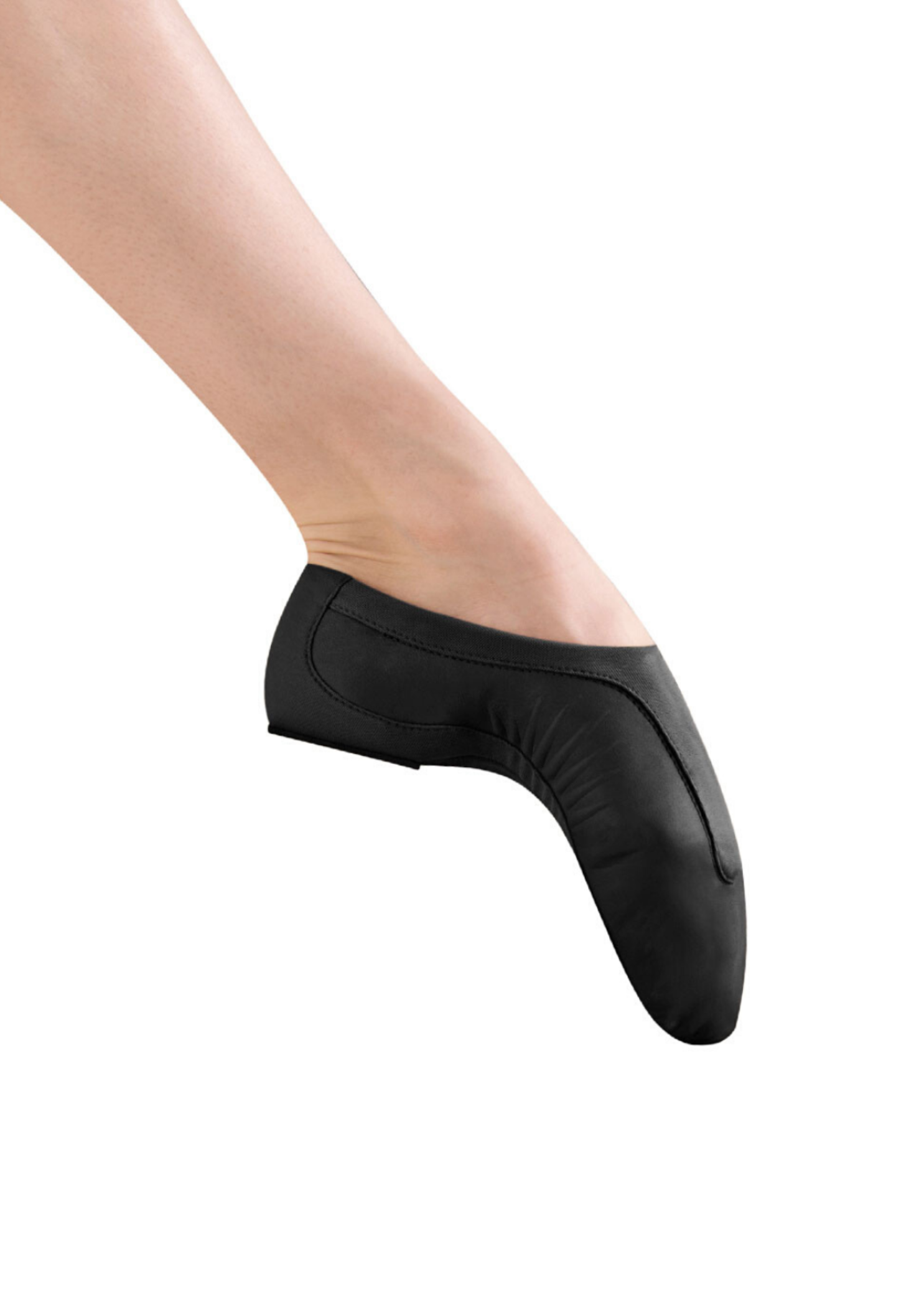 Pulse Leather Jazz Shoe Black side view