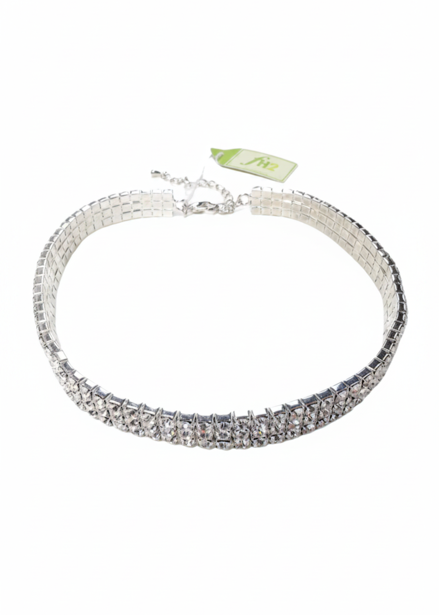 3 Row Crystal Choker adult