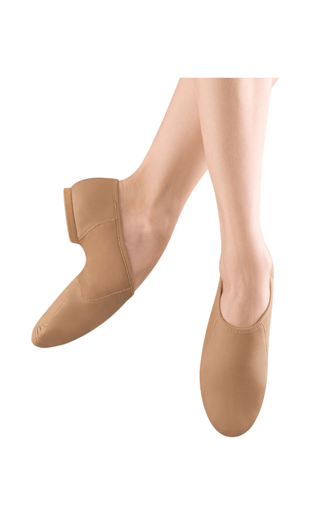 Neo-Flex Split Sole Jazz Shoe Tan lifestyle view