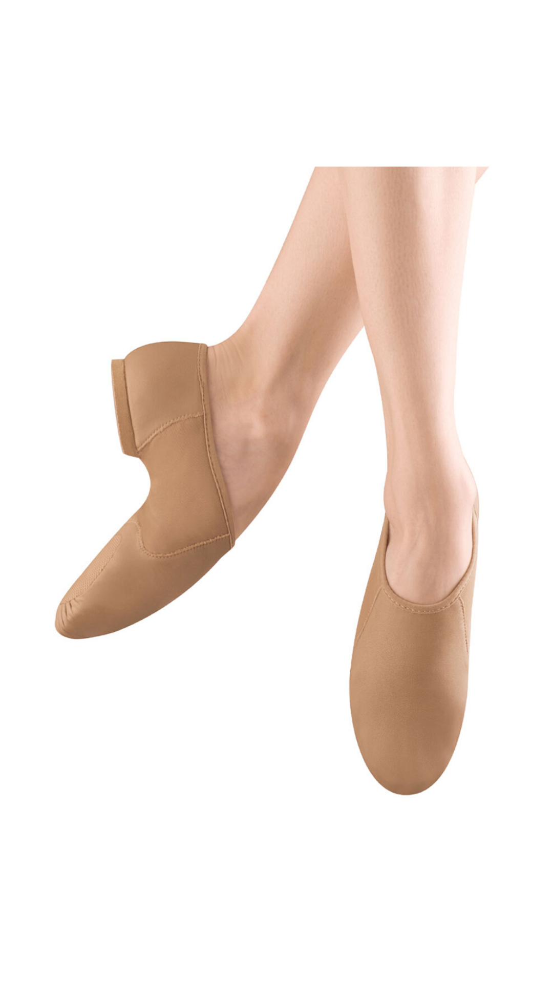 Neo-Flex Split Sole Jazz Shoe Tan lifestyle view