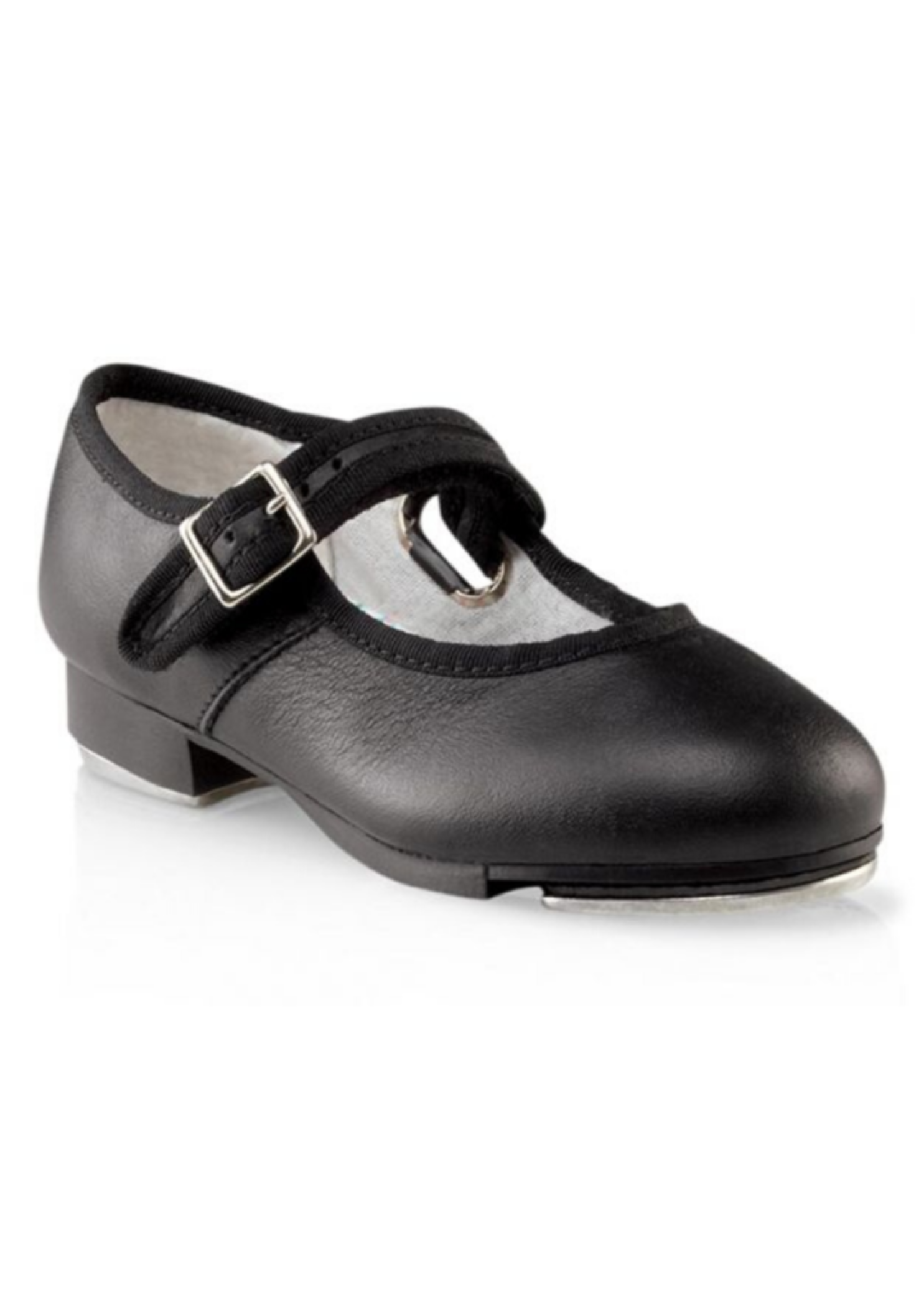 Mary Jane Tap Shoe Matte Black side view