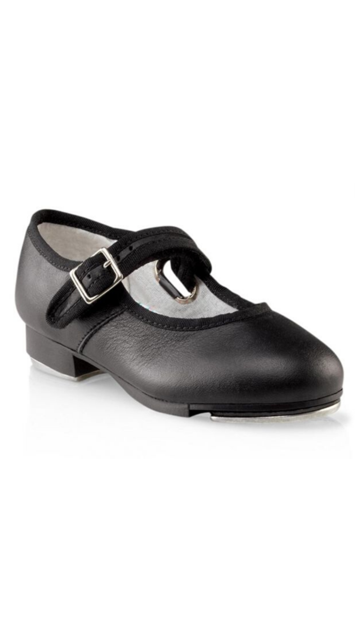 Mary Jane Tap Shoe Matte Black side view