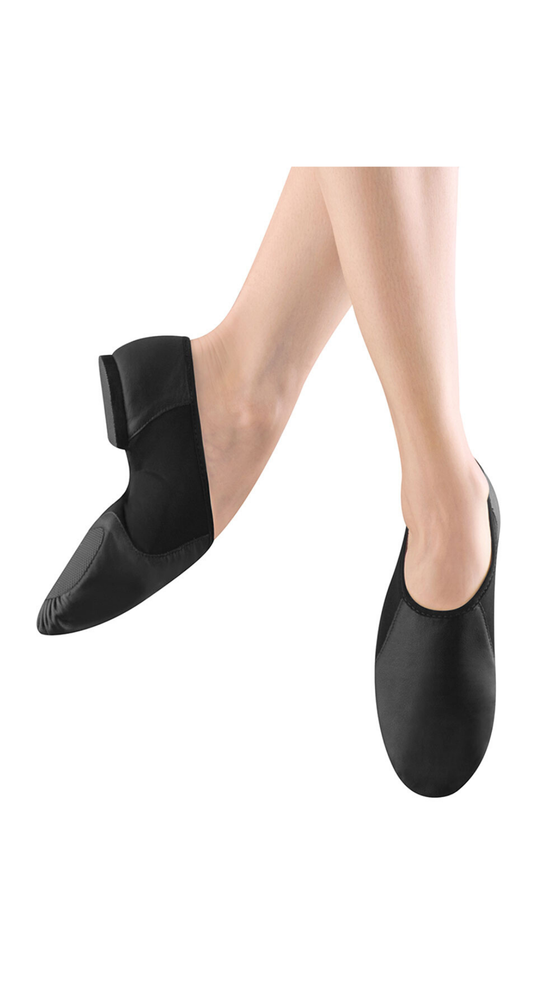 Neo-Flex Split Sole Jazz Shoe Black lifestyle view