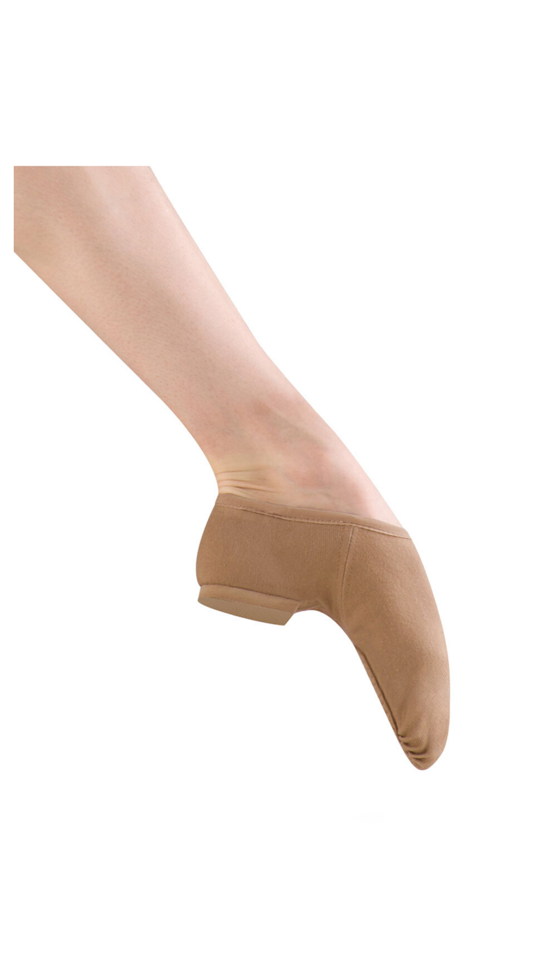 Phantom Slip-On Jazz Shoe Tan side view