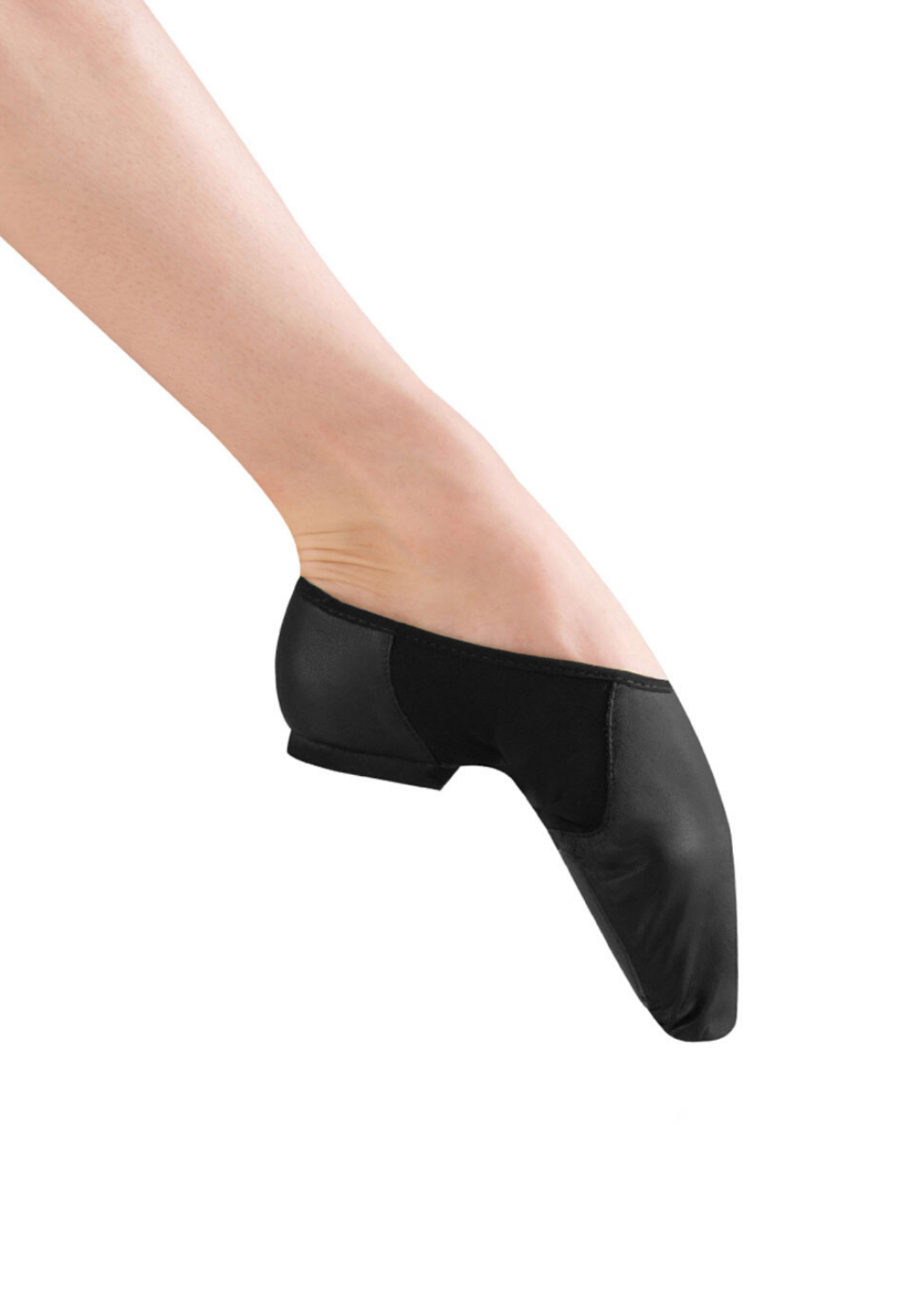 Neo-Flex Slip On Jazz Shoe Black side view