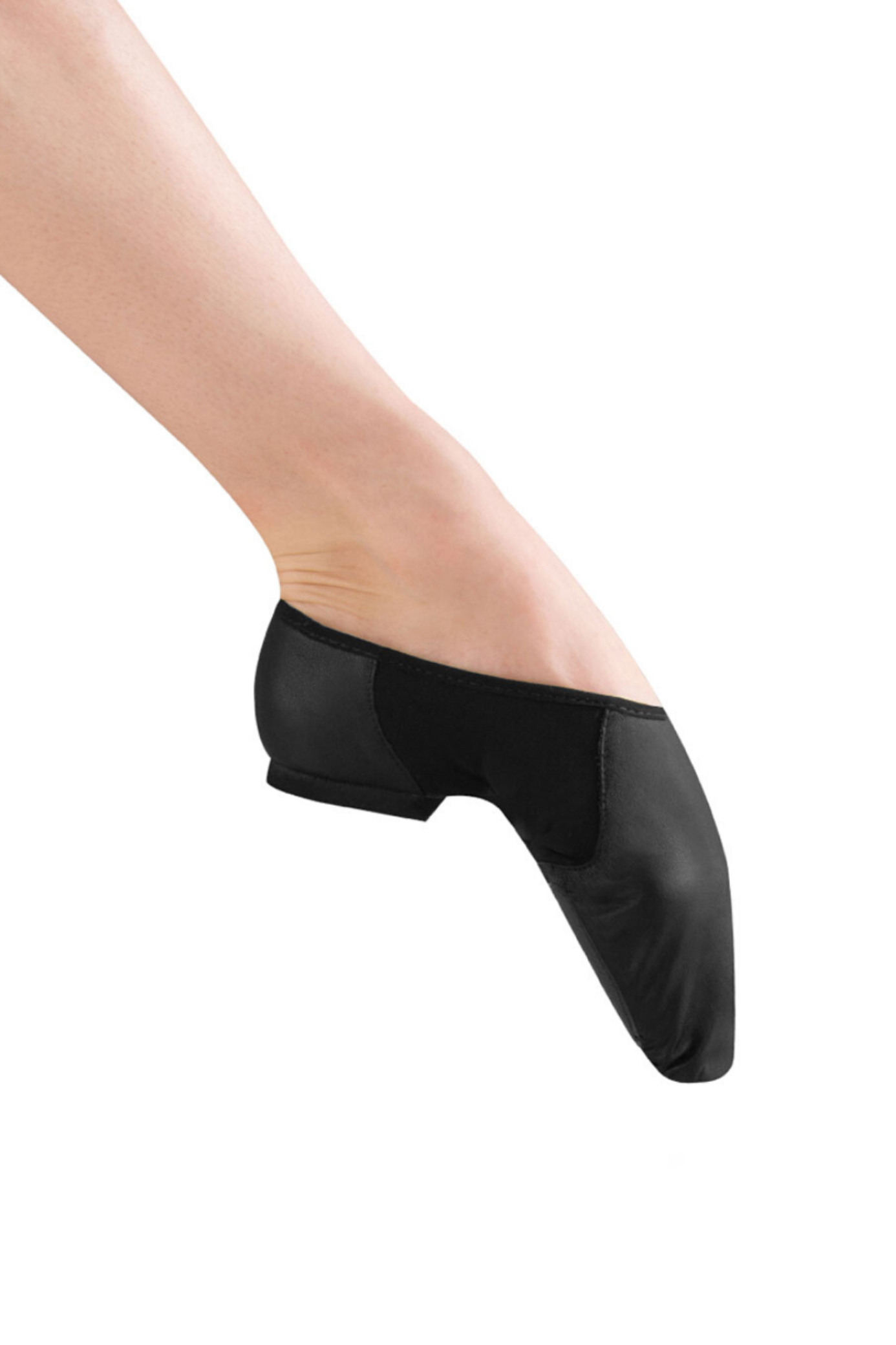 Neo-Flex Slip On Jazz Shoe Black side view