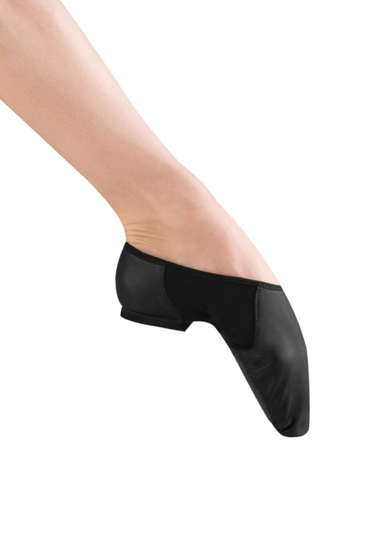 Neo-Flex Slip On Jazz Shoe Black side view