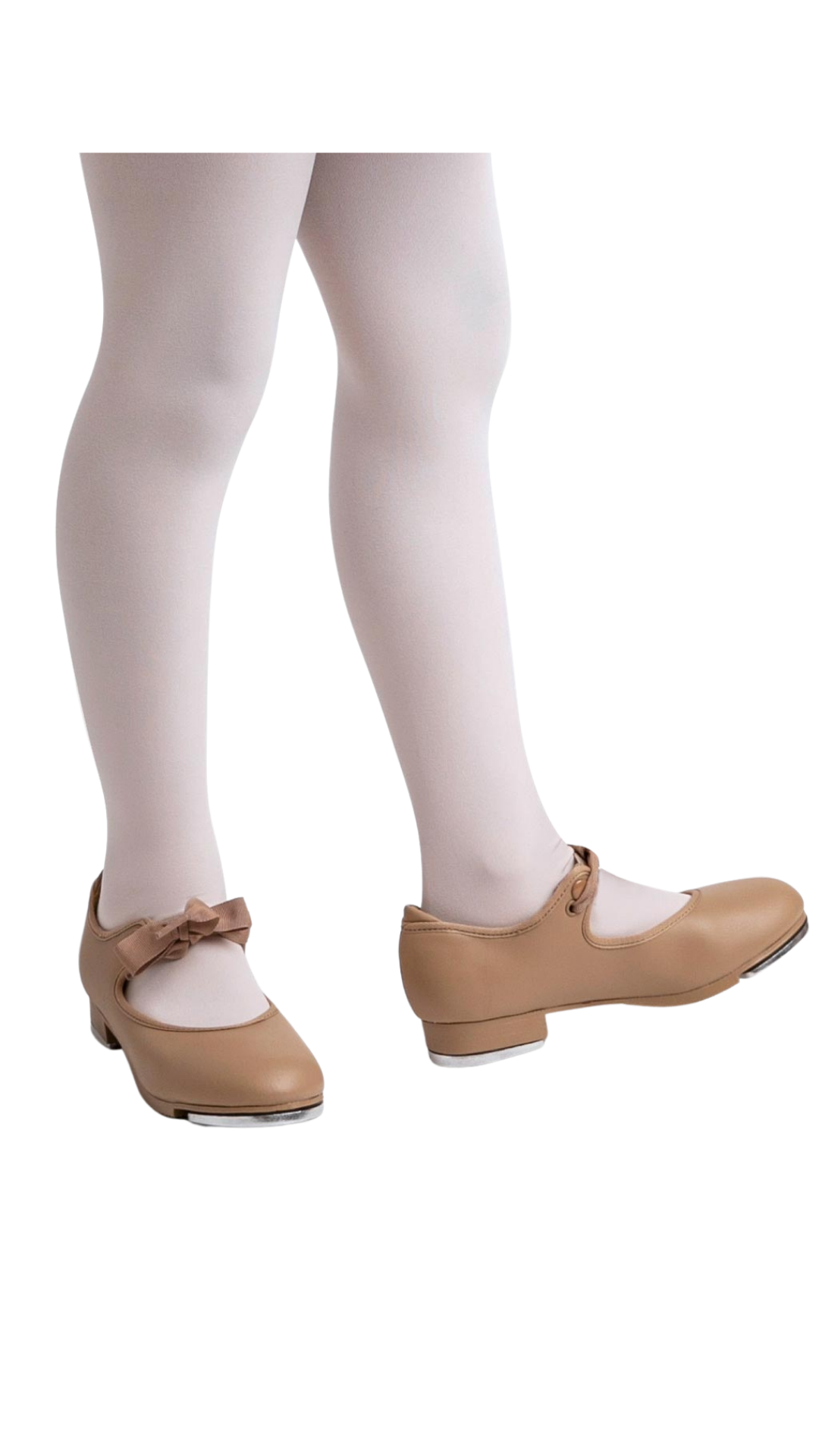 Shuffle Tap Shoe for Child Caramel side view