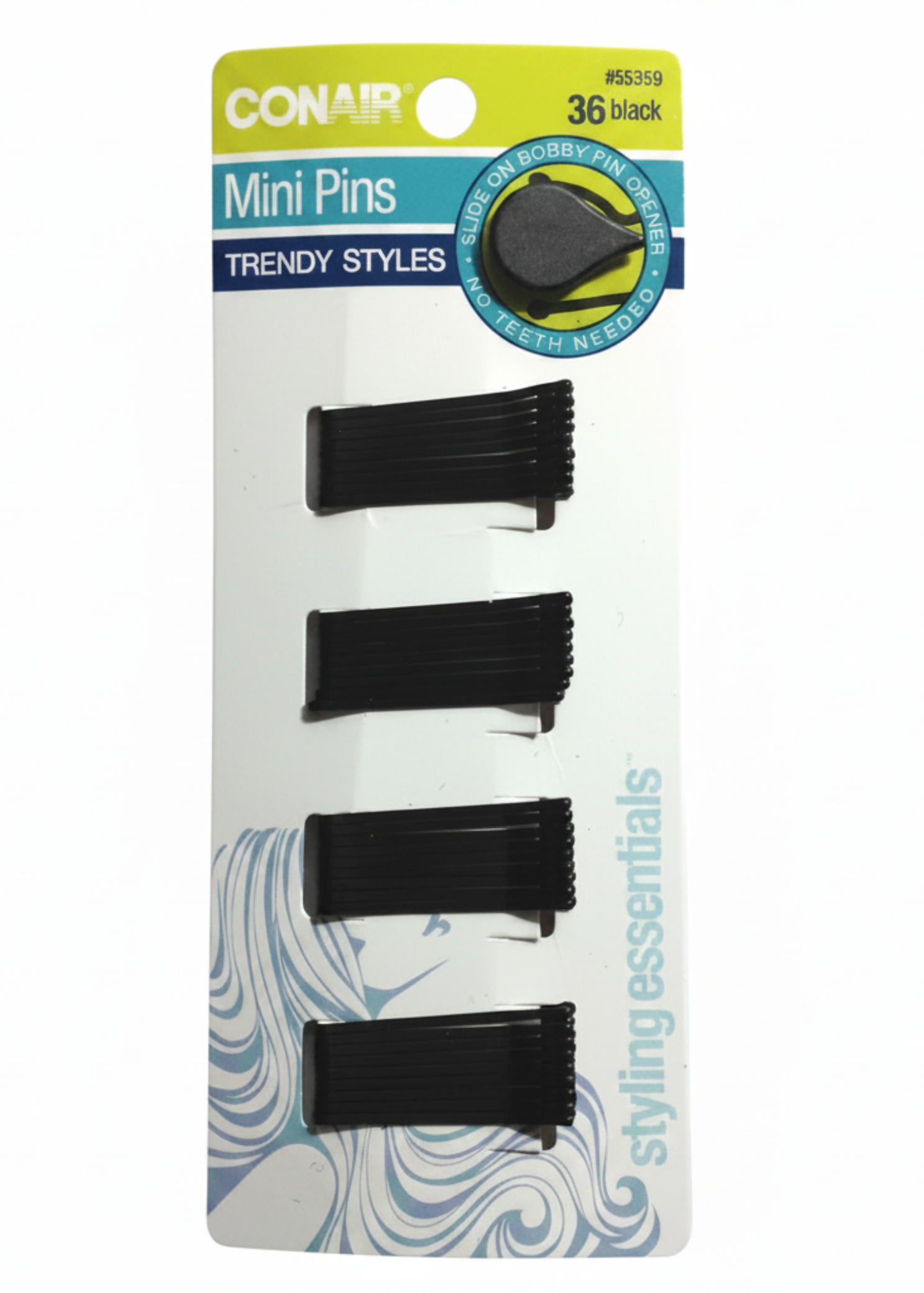 Mini Bobbi Pins black