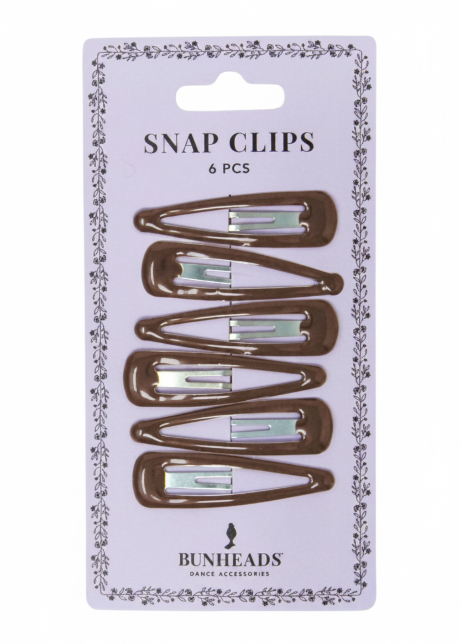 Snap Clips dark brown