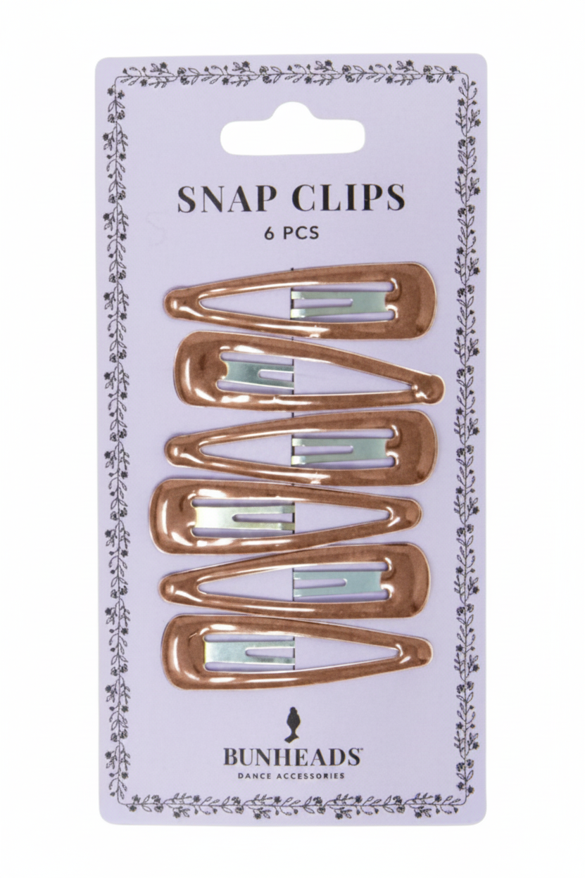 Snap Clips light brown