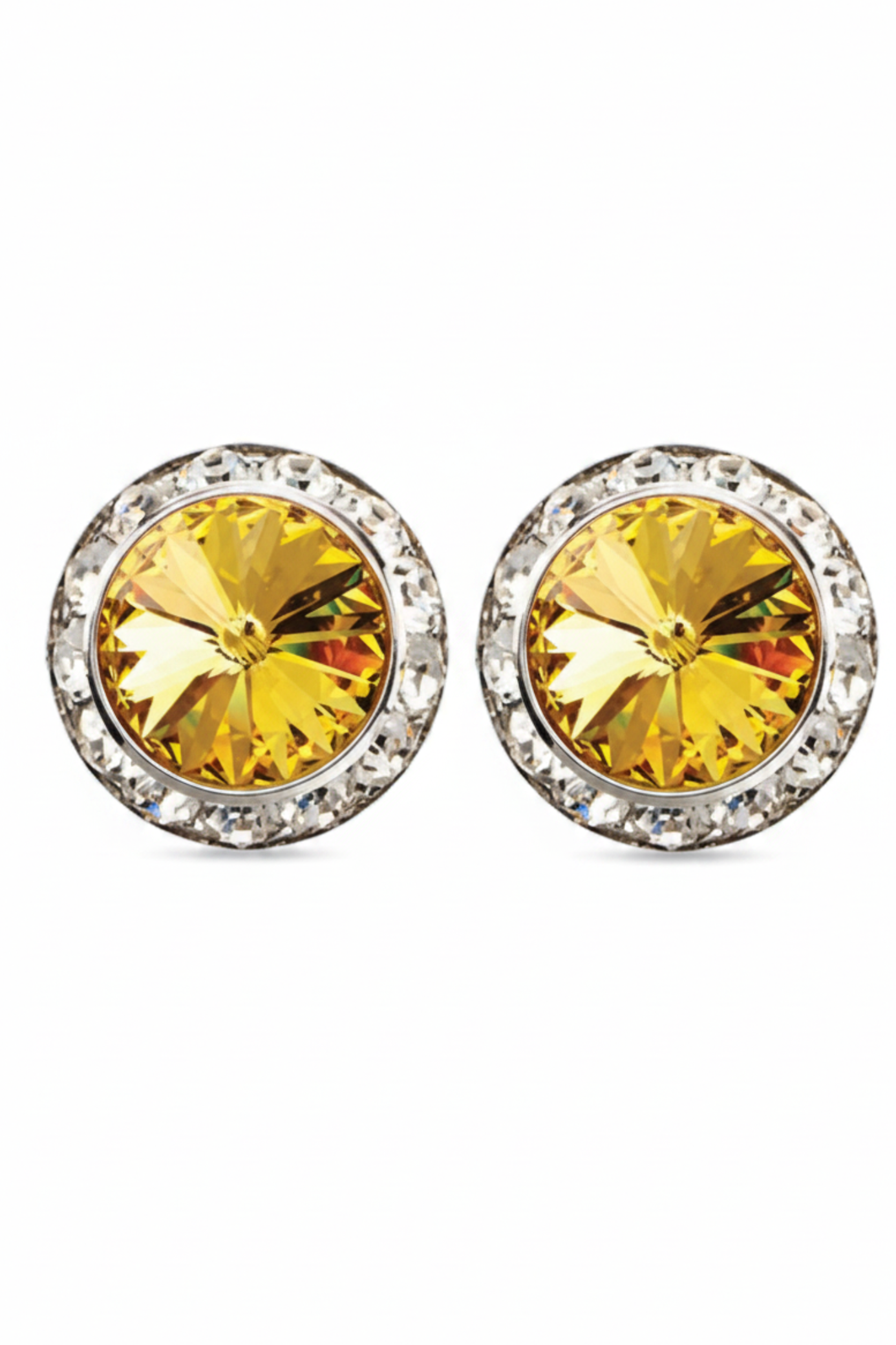 Starlight Performance Rhinestone Earrings 15mm