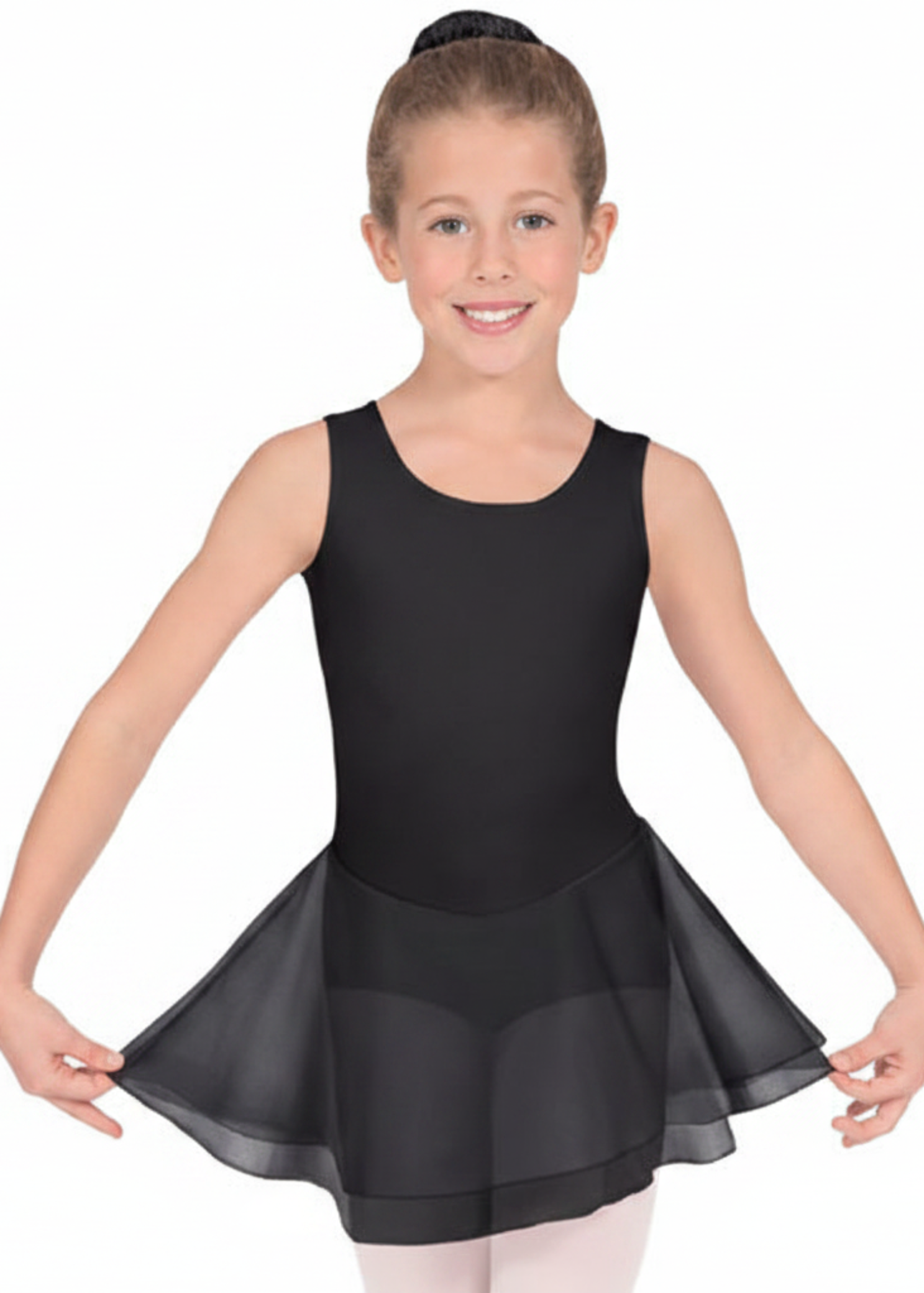 Tank Dress Black front view
