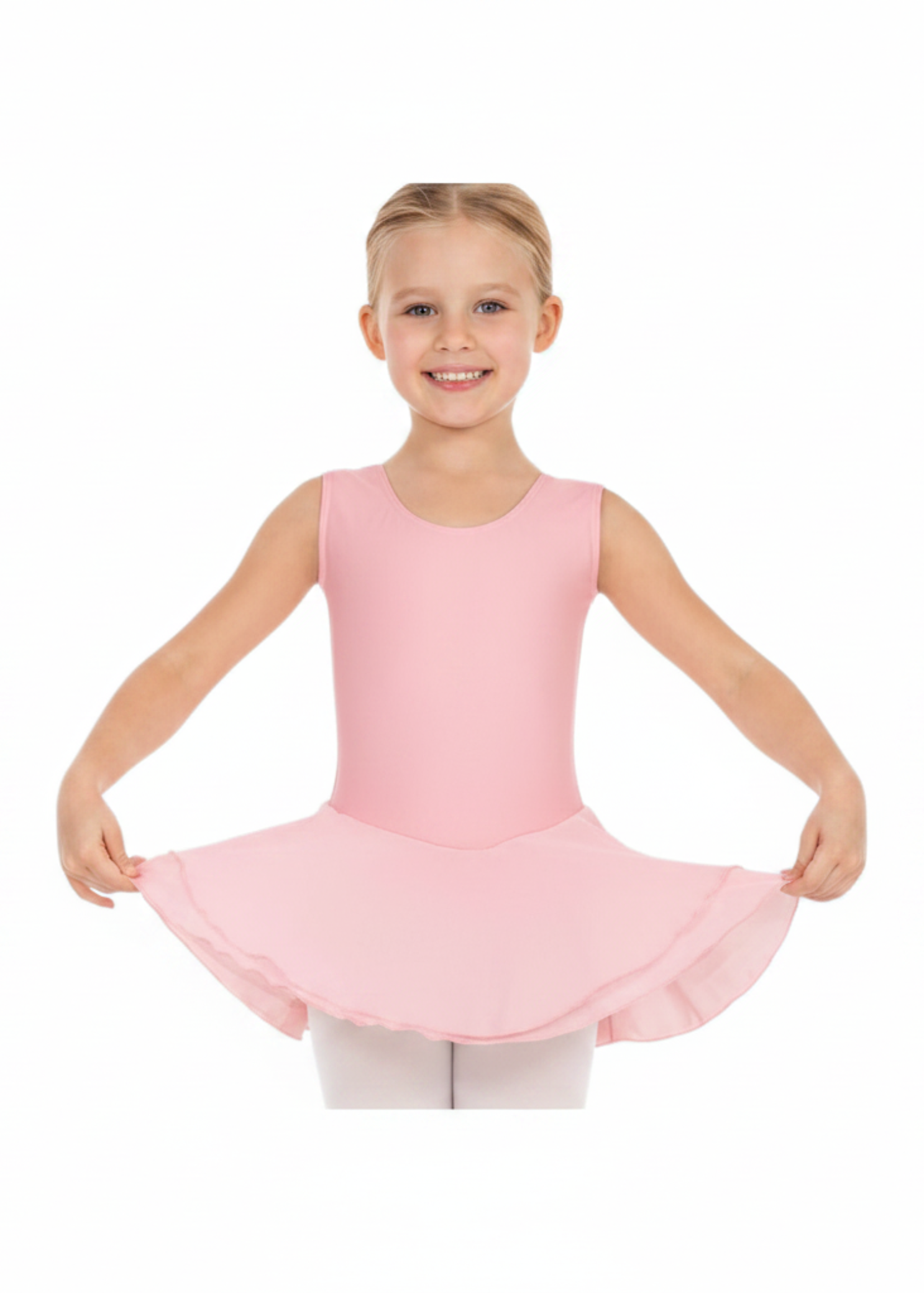 Tank Dress Pink front view