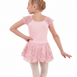 Cap Sleeve Dress Pink back view
