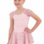 Cap Sleeve Dress Pink front view