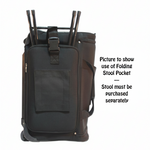 Dream Duffel Black side stool pocket